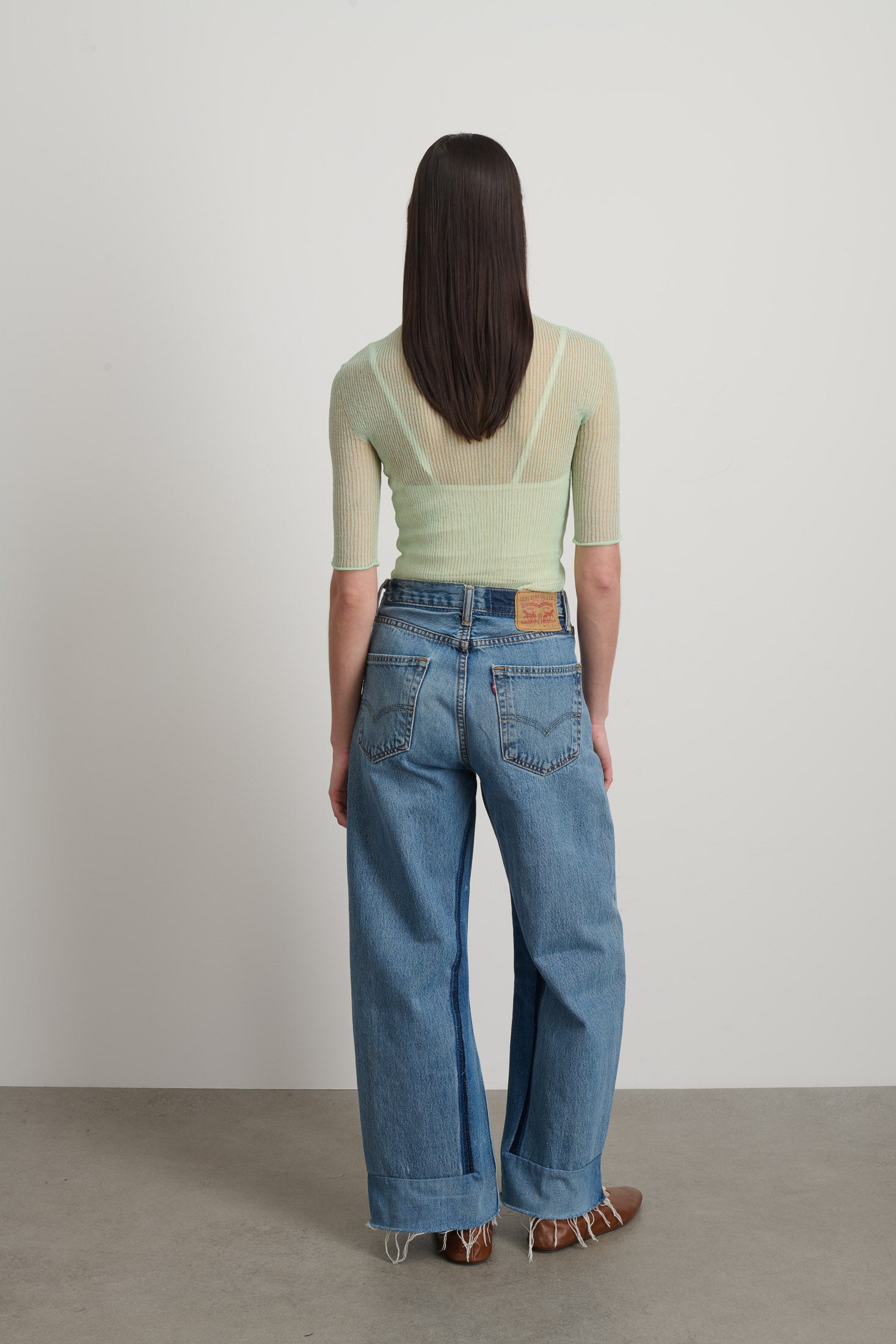 Reworked Vintage Culotte Vintage Indigo