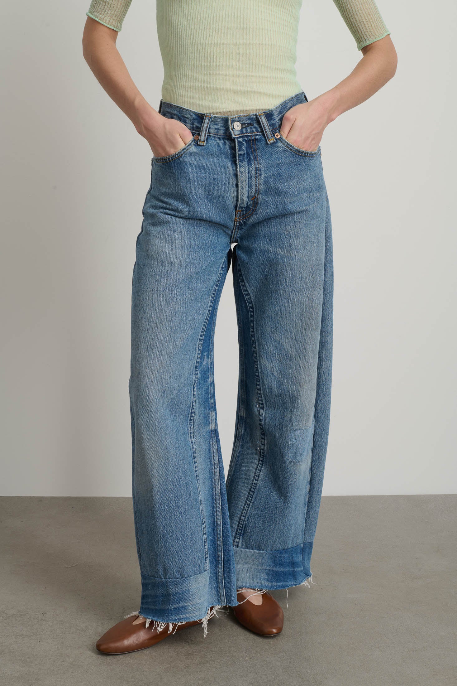 Reworked Vintage Culotte Vintage Indigo – B Sides Jeans