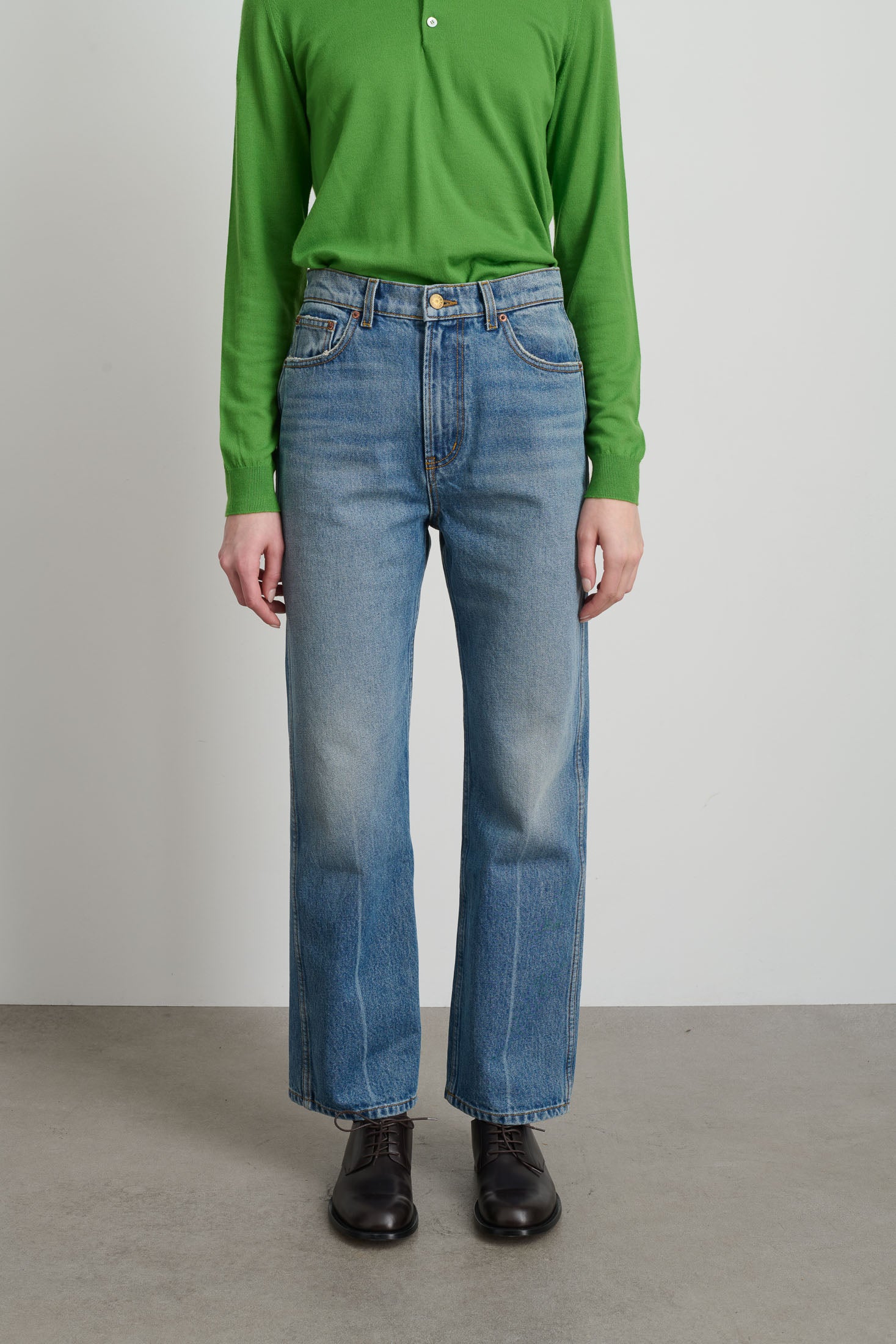 Plein Relaxed Straight Jean Jane Wash