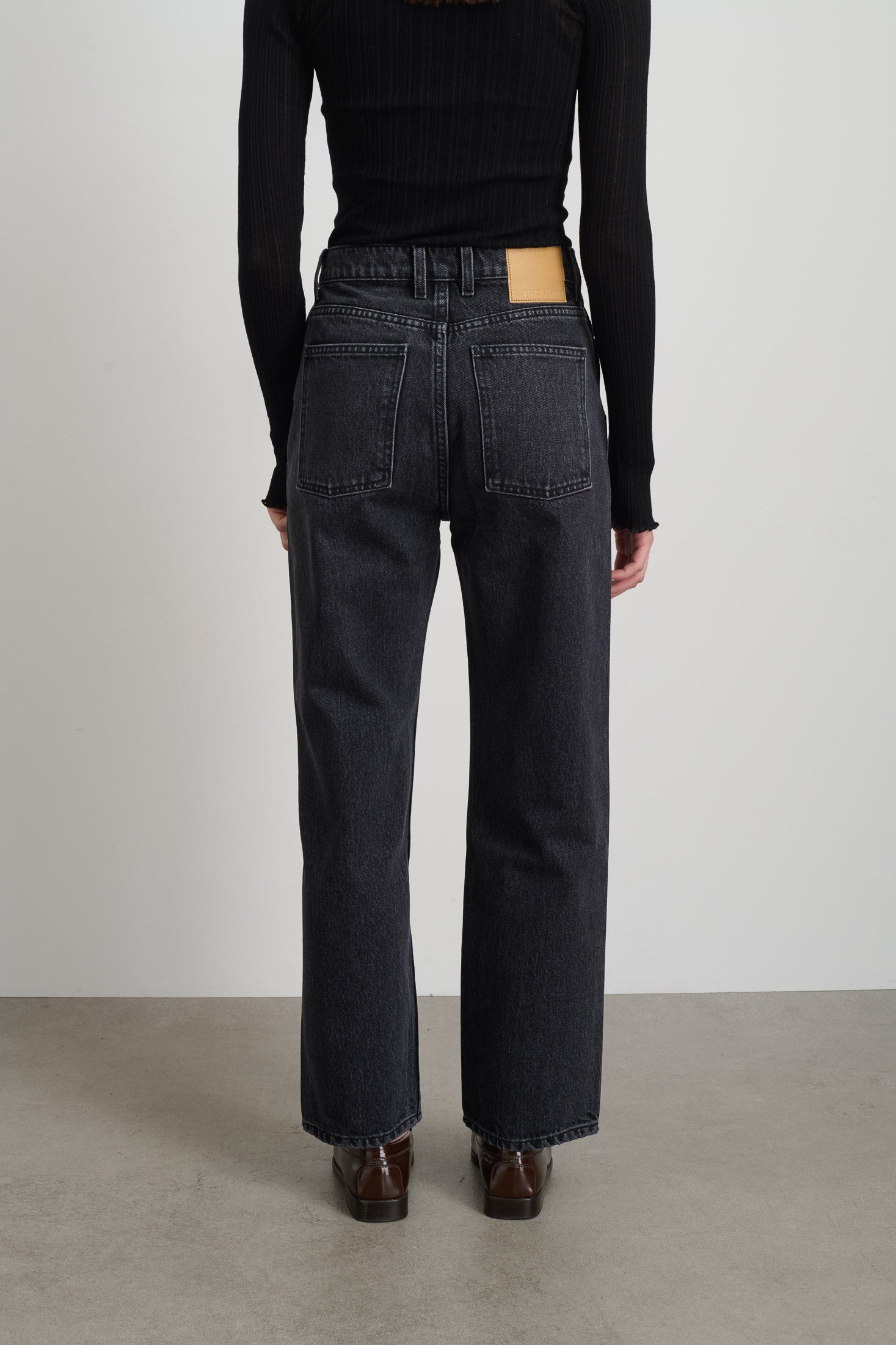 Plein Relaxed Straight Stil Black