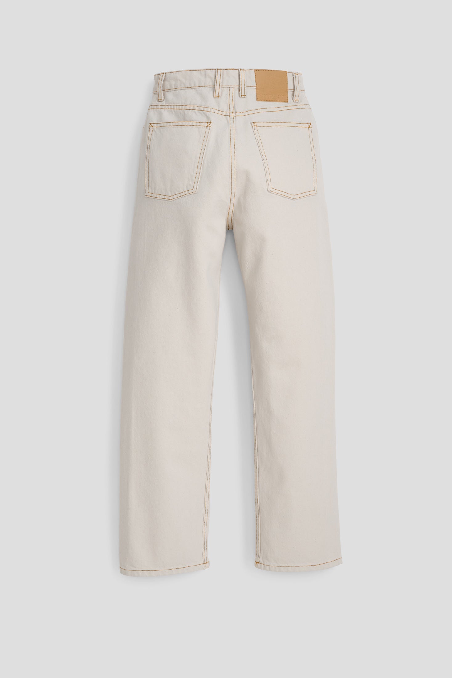 Plein Relaxed Straight Jean Tile White