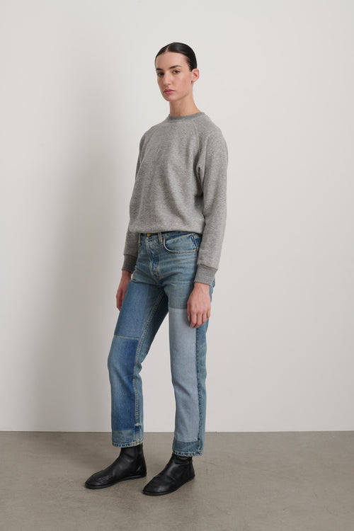 B Sides Marcel Relaxed Straight Jean Tate Vintage Patchwork No.3