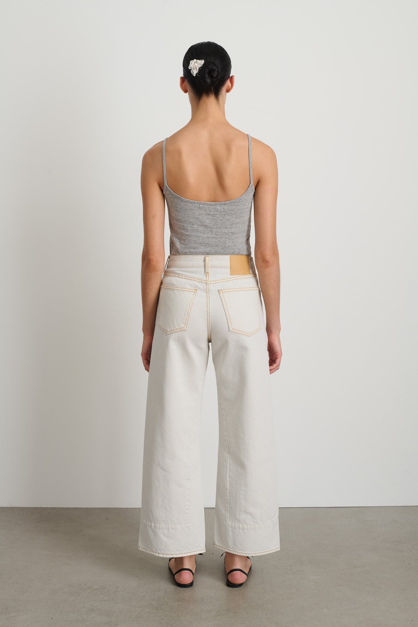 Marcel Culotte Tile White - Women | B Sides Jeans