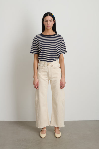B SIDES LASSO HIGH SLIM デニム B Sides | Slim Lasso Jean in Super Light Vintage Wash – Recital
