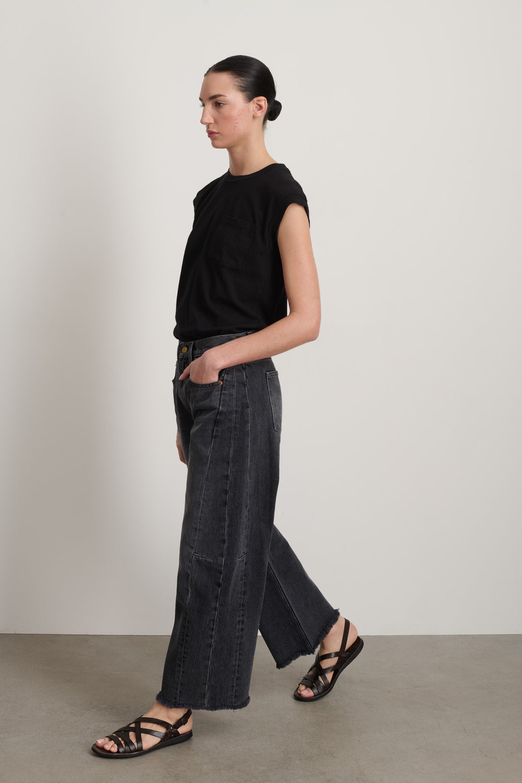Relaxed Lasso Jean Stil Black