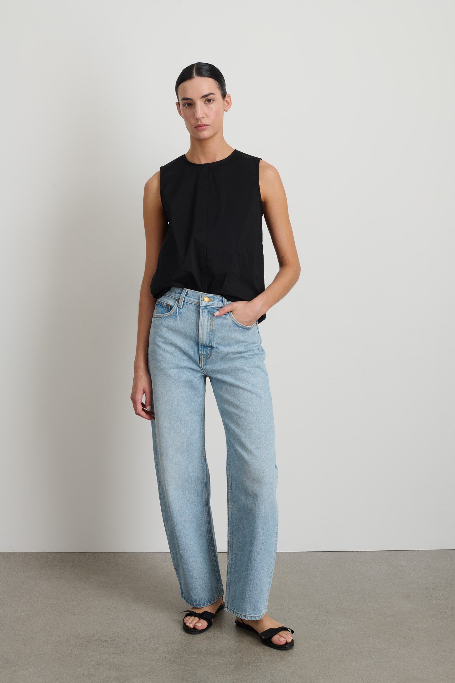 Leroy Mid Relaxed Bow Jac Wash