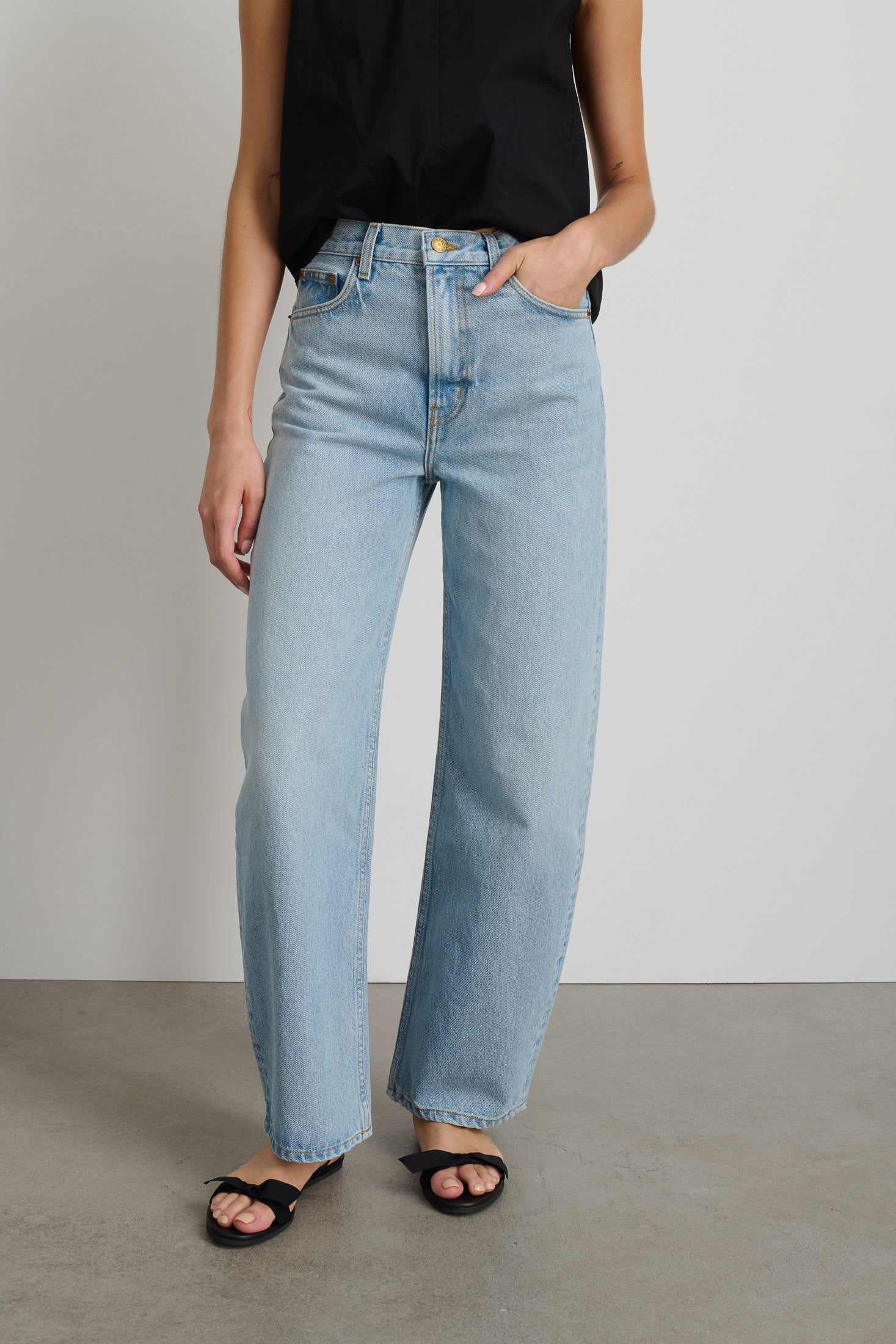 Leroy Mid Relaxed Bow Jac Wash