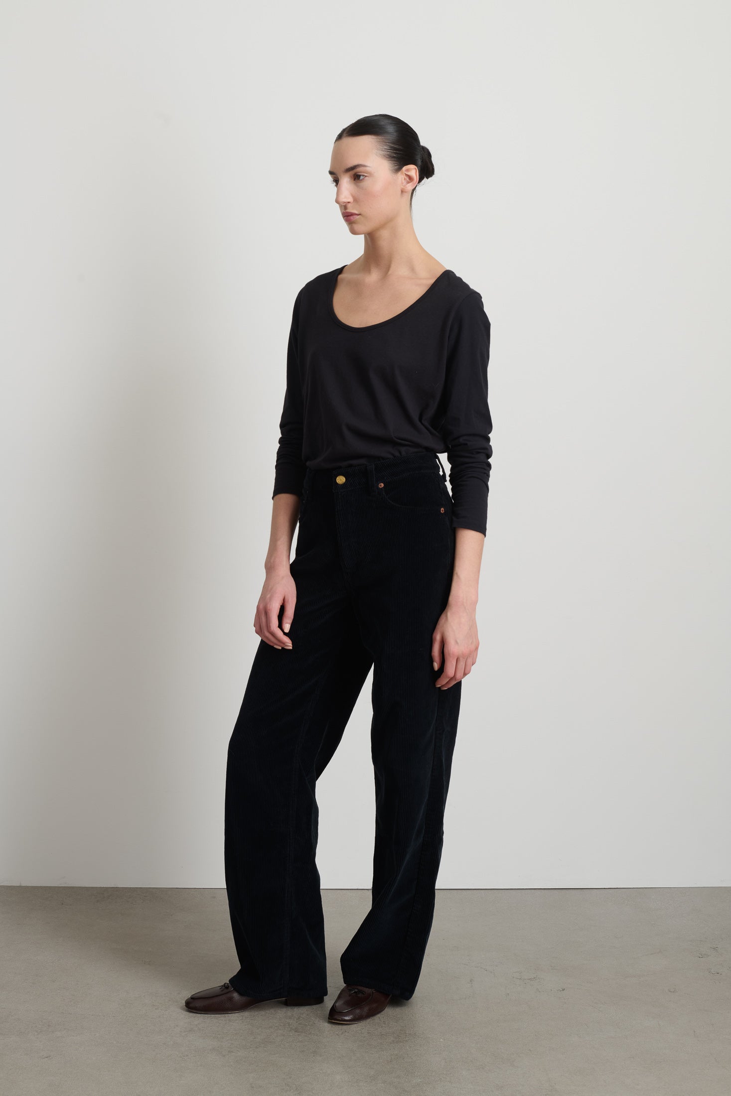 Elissa Black Corduroy