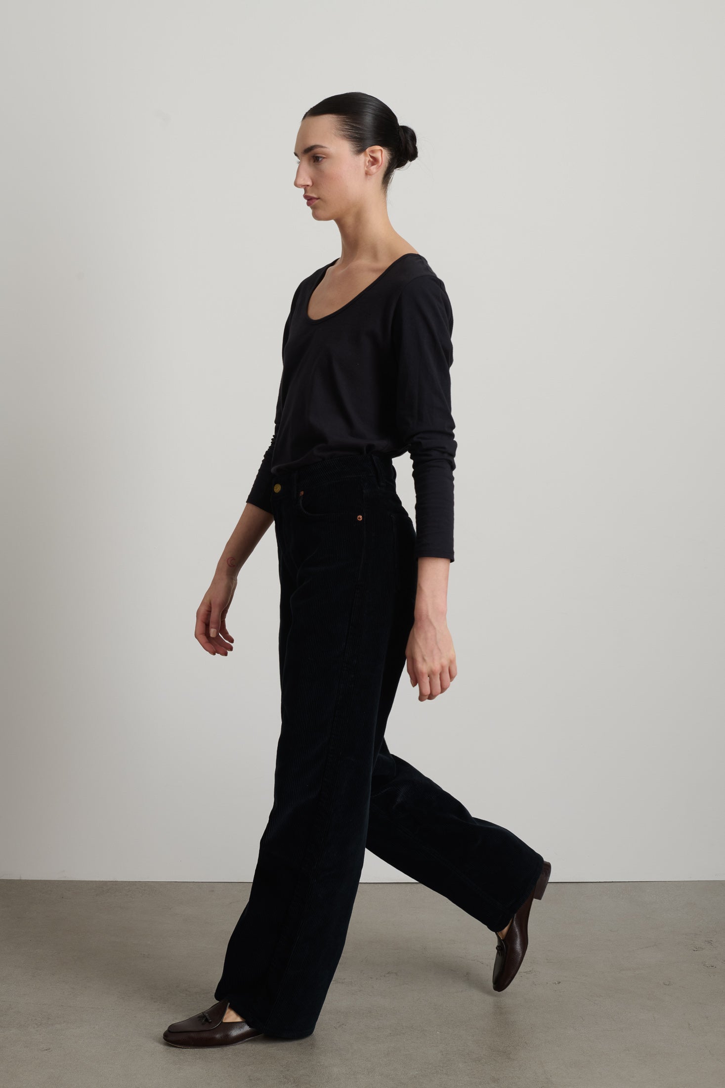 Elissa Black Corduroy