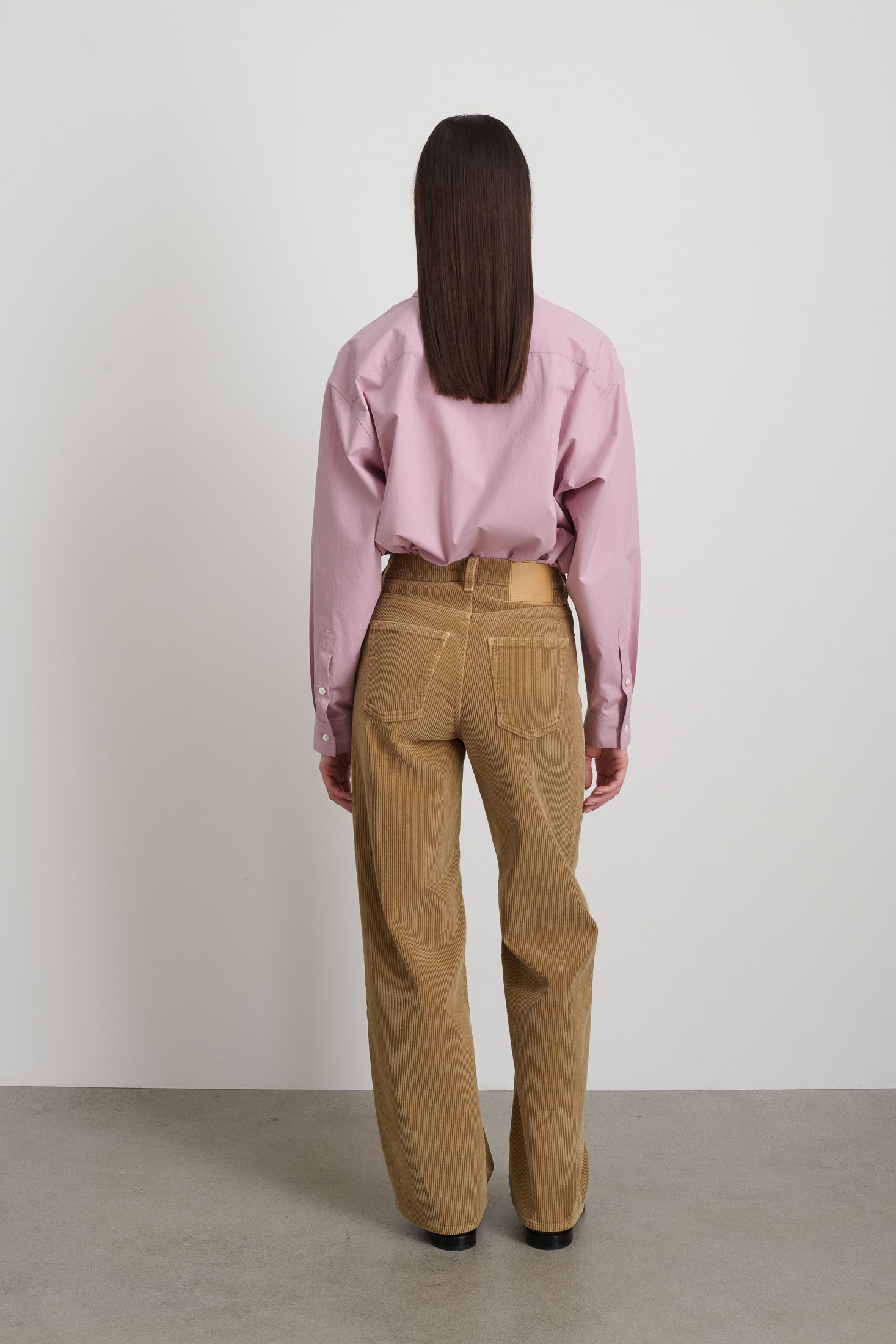 ぽ*♪様 OHGA CORDUROY PANTS お直しあり Sサイズ Elissa Khaki Overdyed Corduroy - Women | B Sides Jeans
