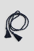 Fran Macramé Belt Navy