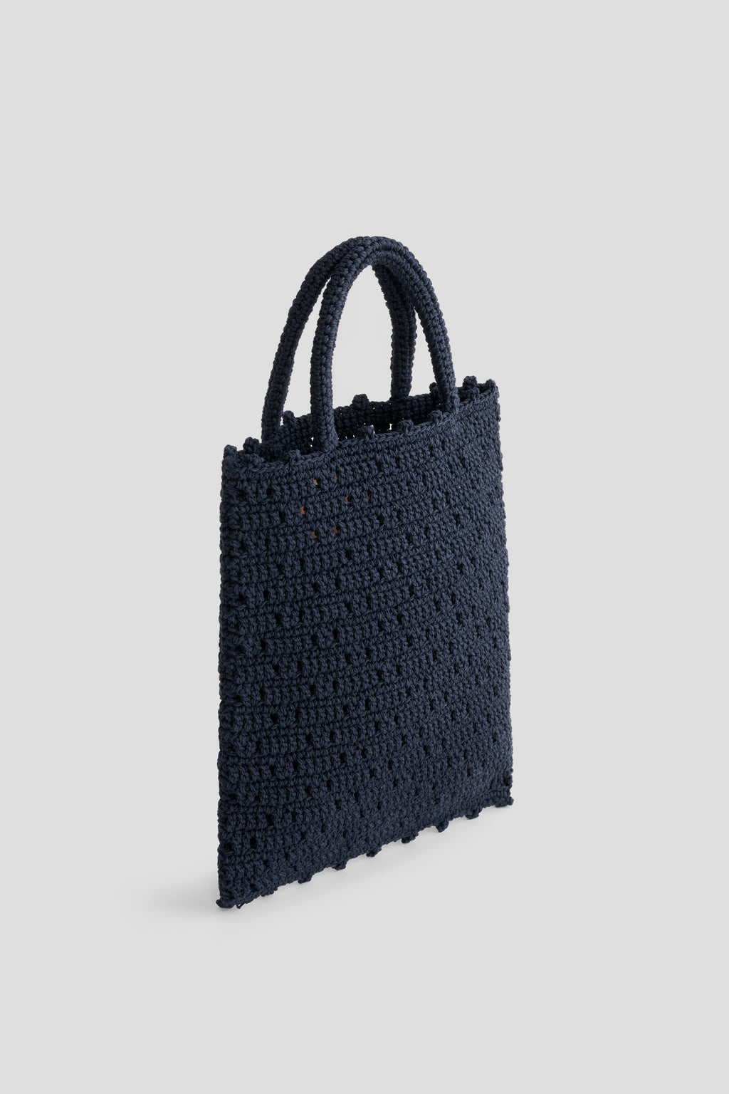 Nico Crochet Tote Navy