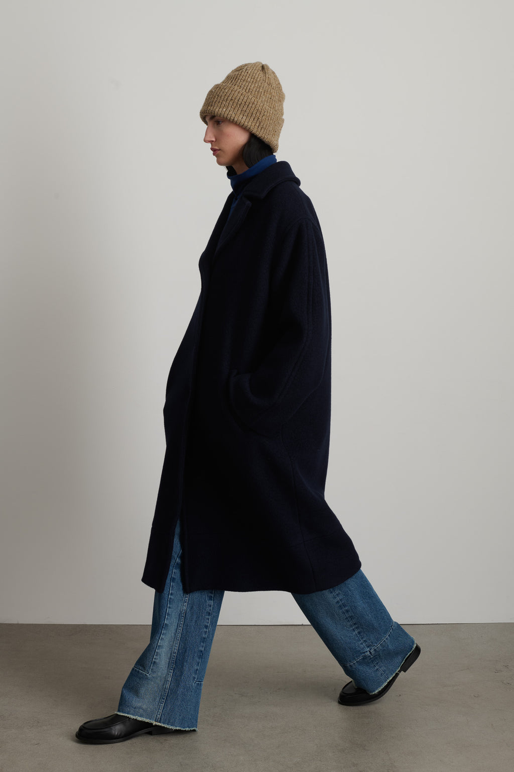 B Sides Cinched Hat Almond Donegal