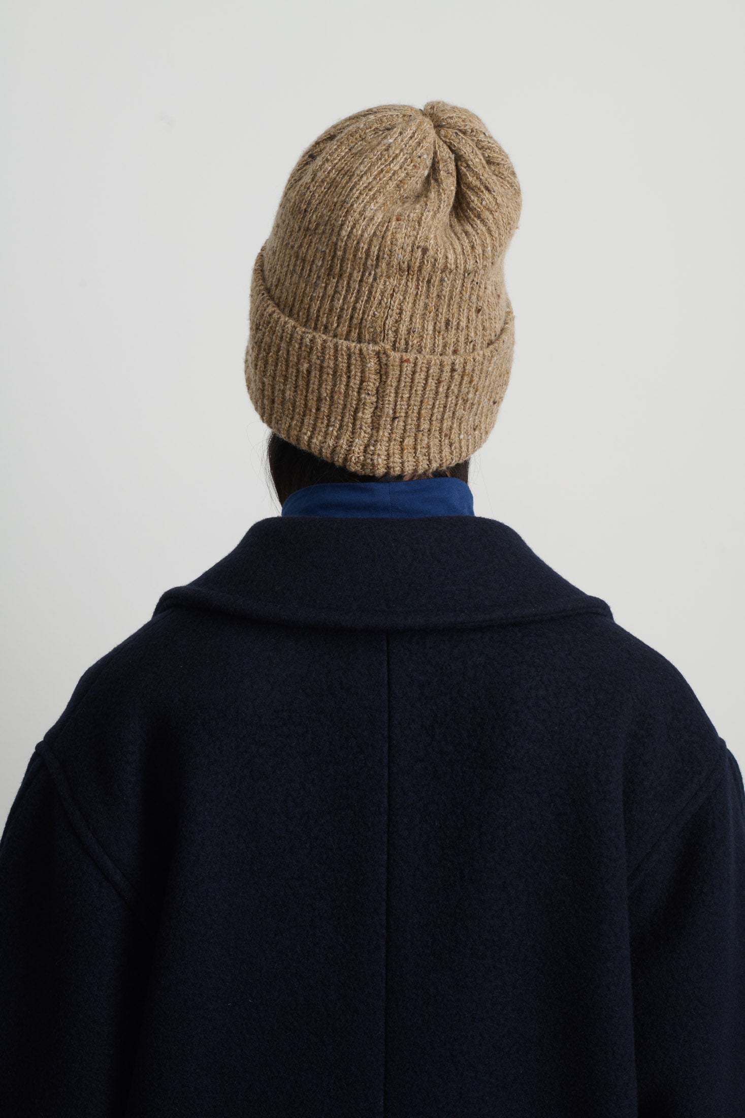 B Sides Cinched Hat Almond Donegal