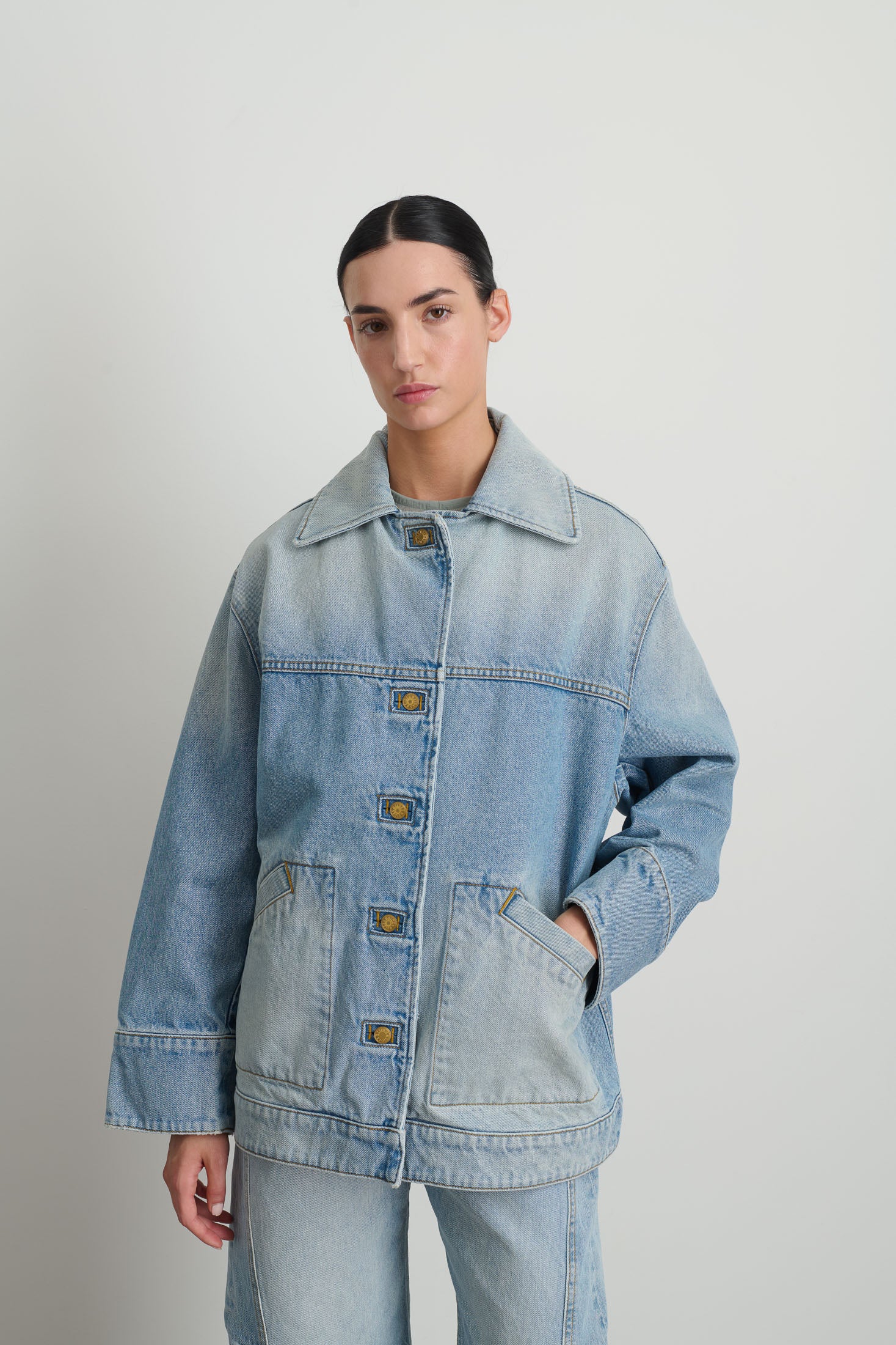 Stadium Jacket Jac Wash - Women | B Sides Jeans