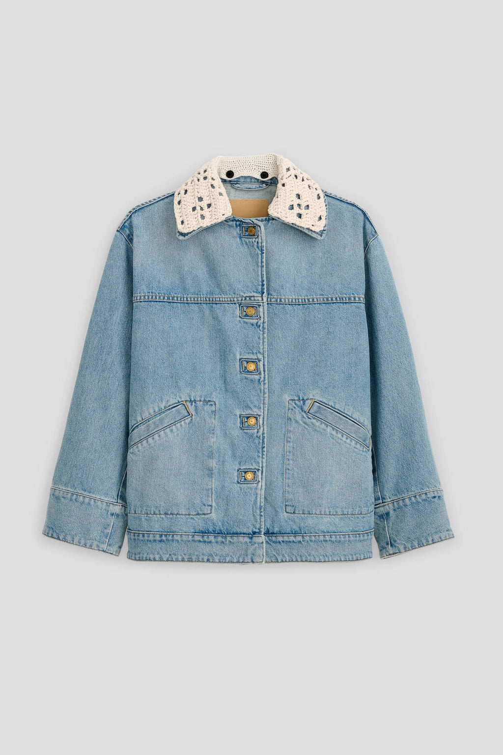 Stadium Jacket Jac Wash / Crochet Collar