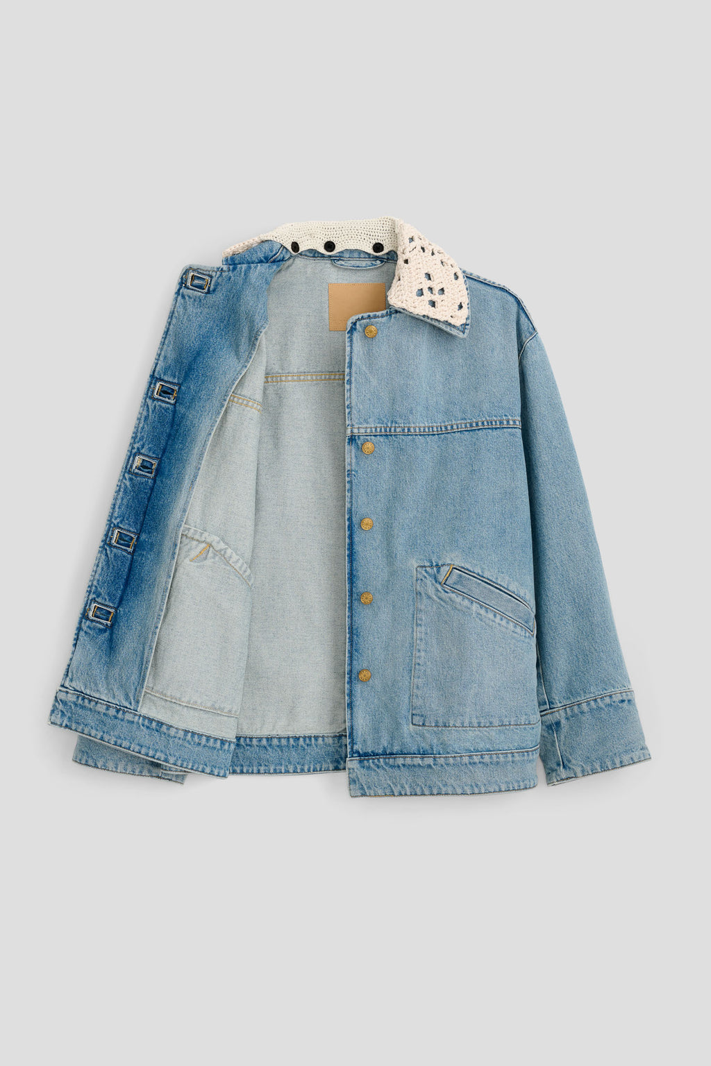 Stadium Jacket Jac Wash / Crochet Collar