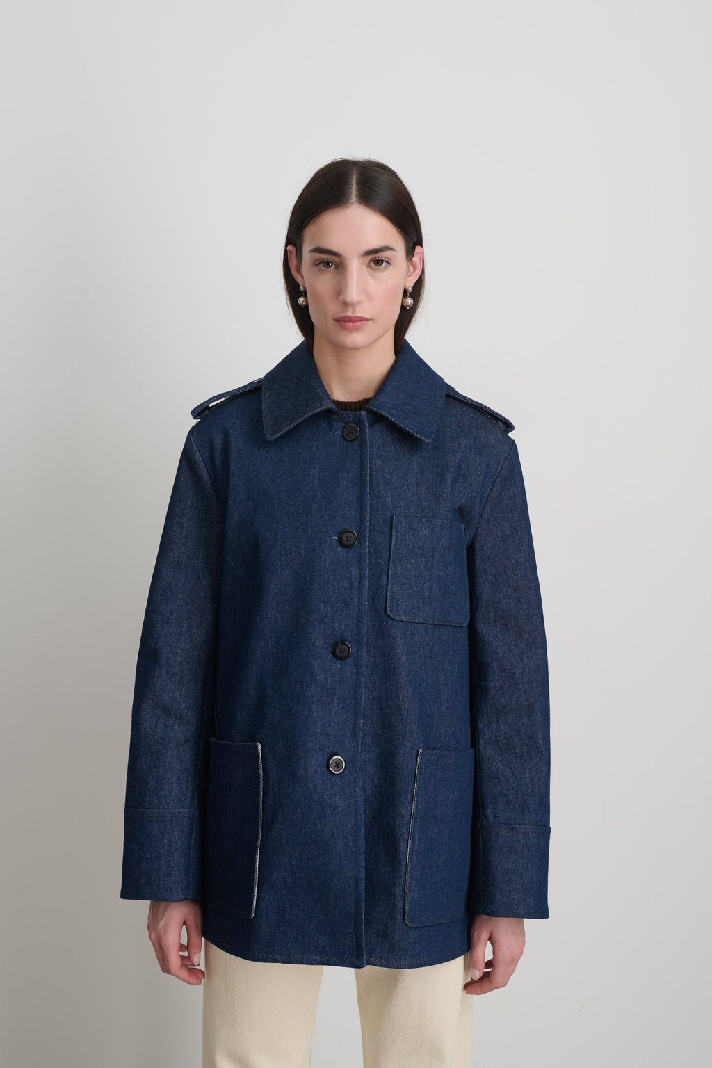 Tonne Denim Jacket Indigo Rinse