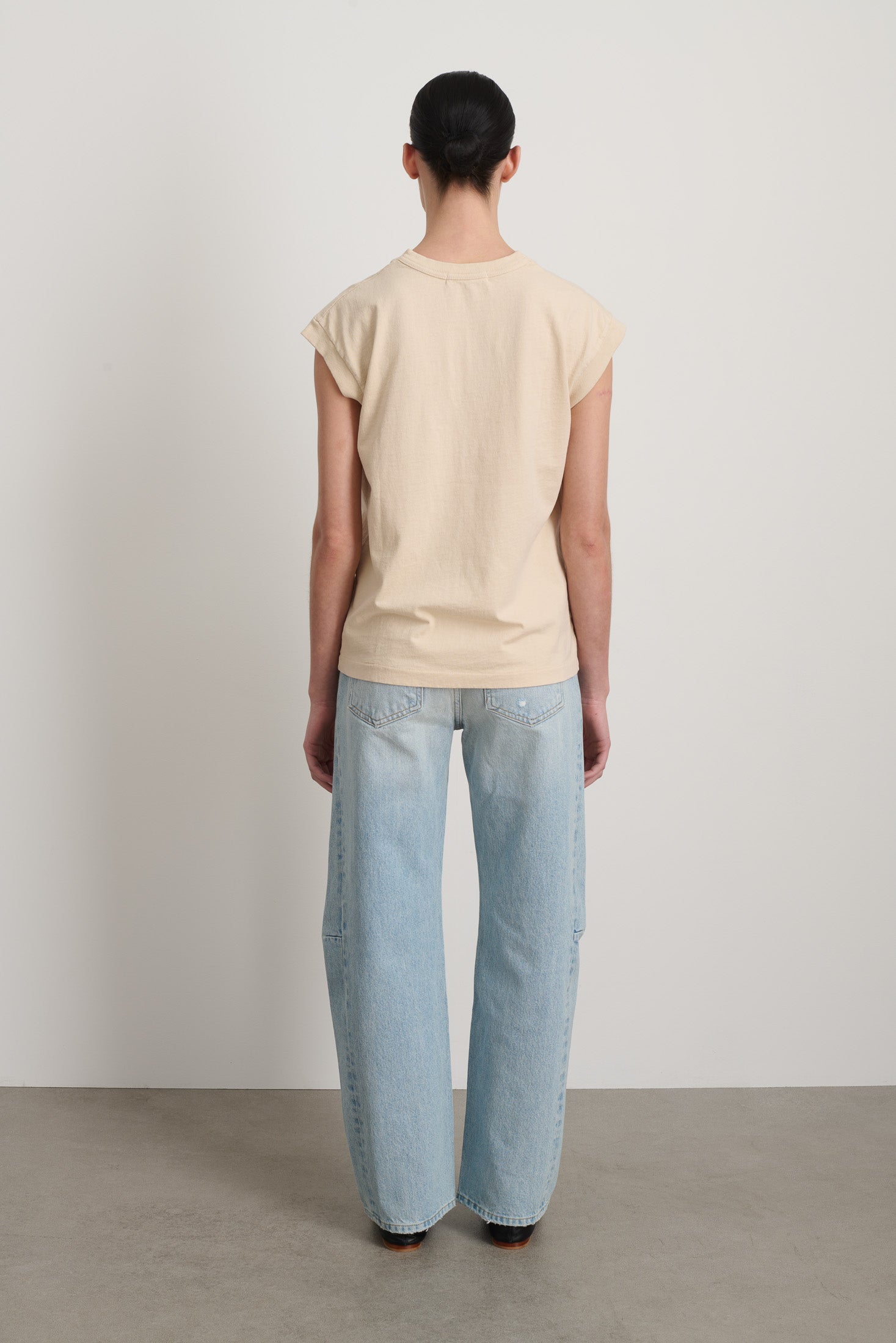 B Sides Pocket Tank Tan