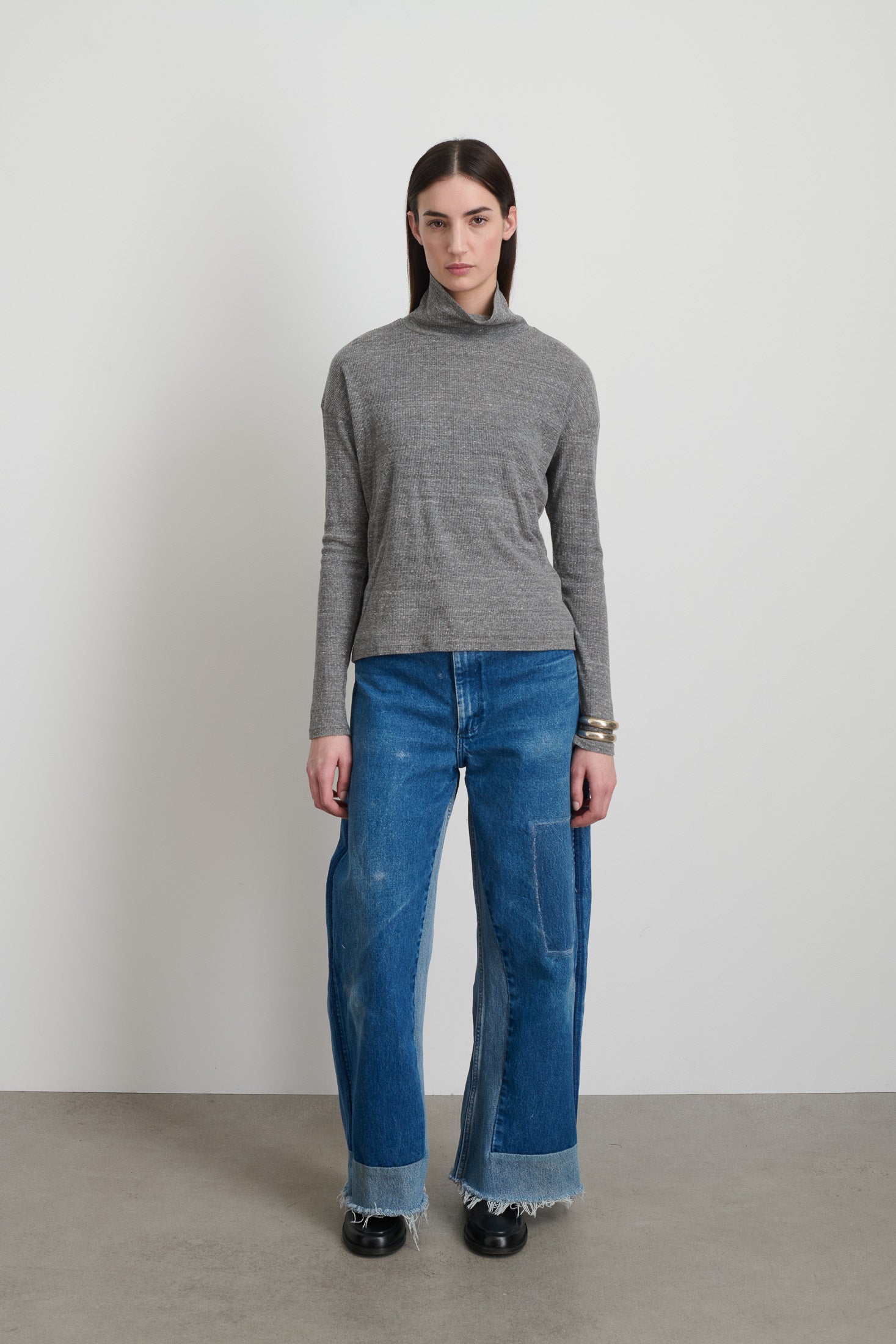 B Sides Turtleneck Heather Grey