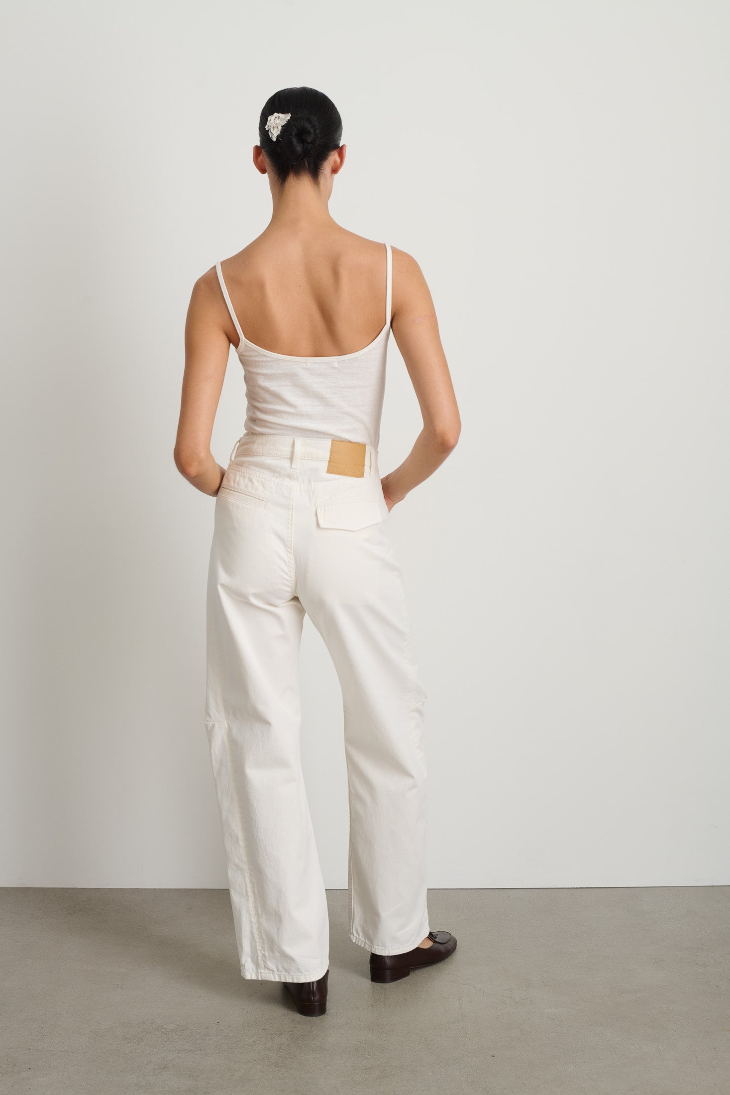 Lange Lasso Chino Chalk White