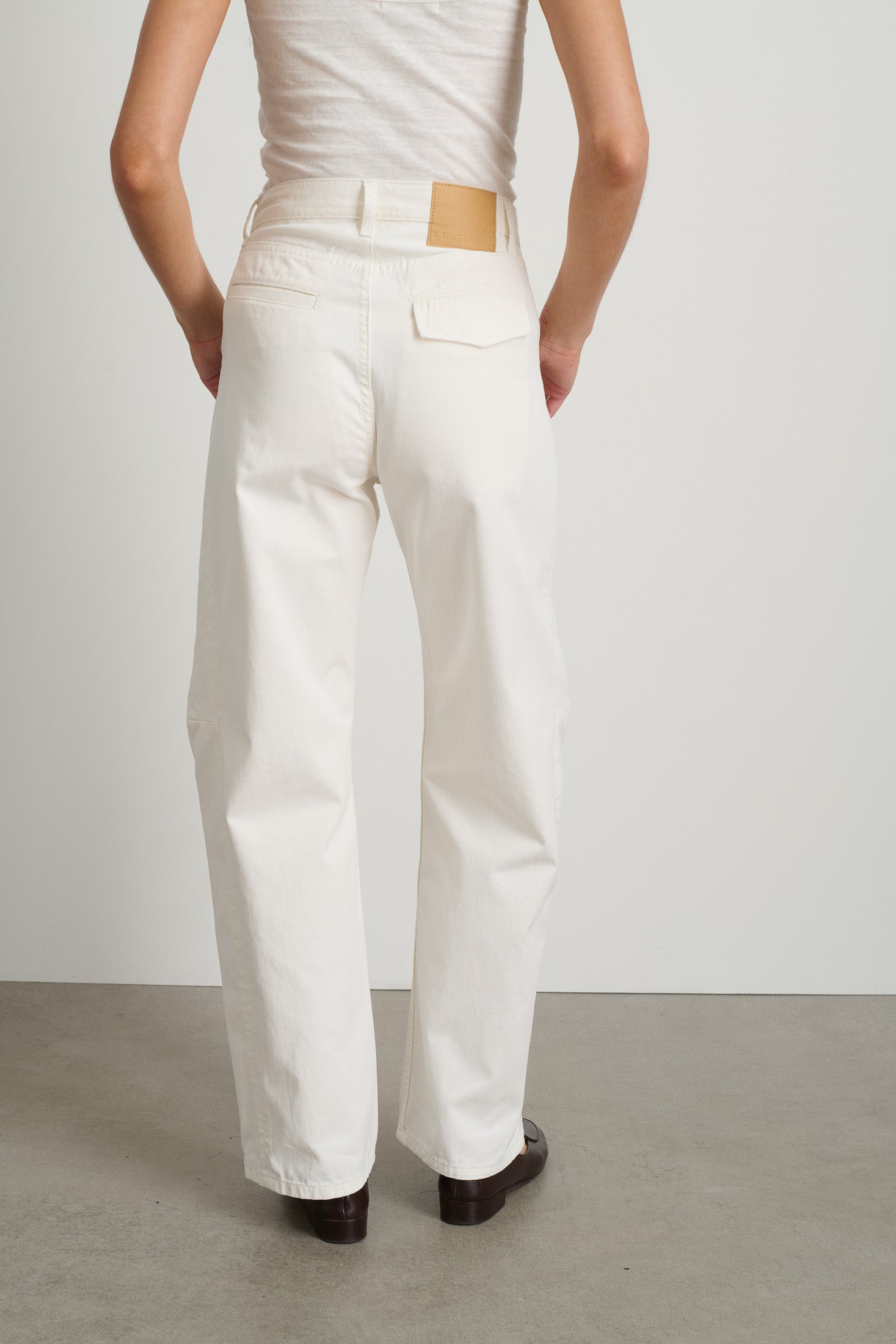 Lange Lasso Chino Chalk White - Women | B Sides Jeans