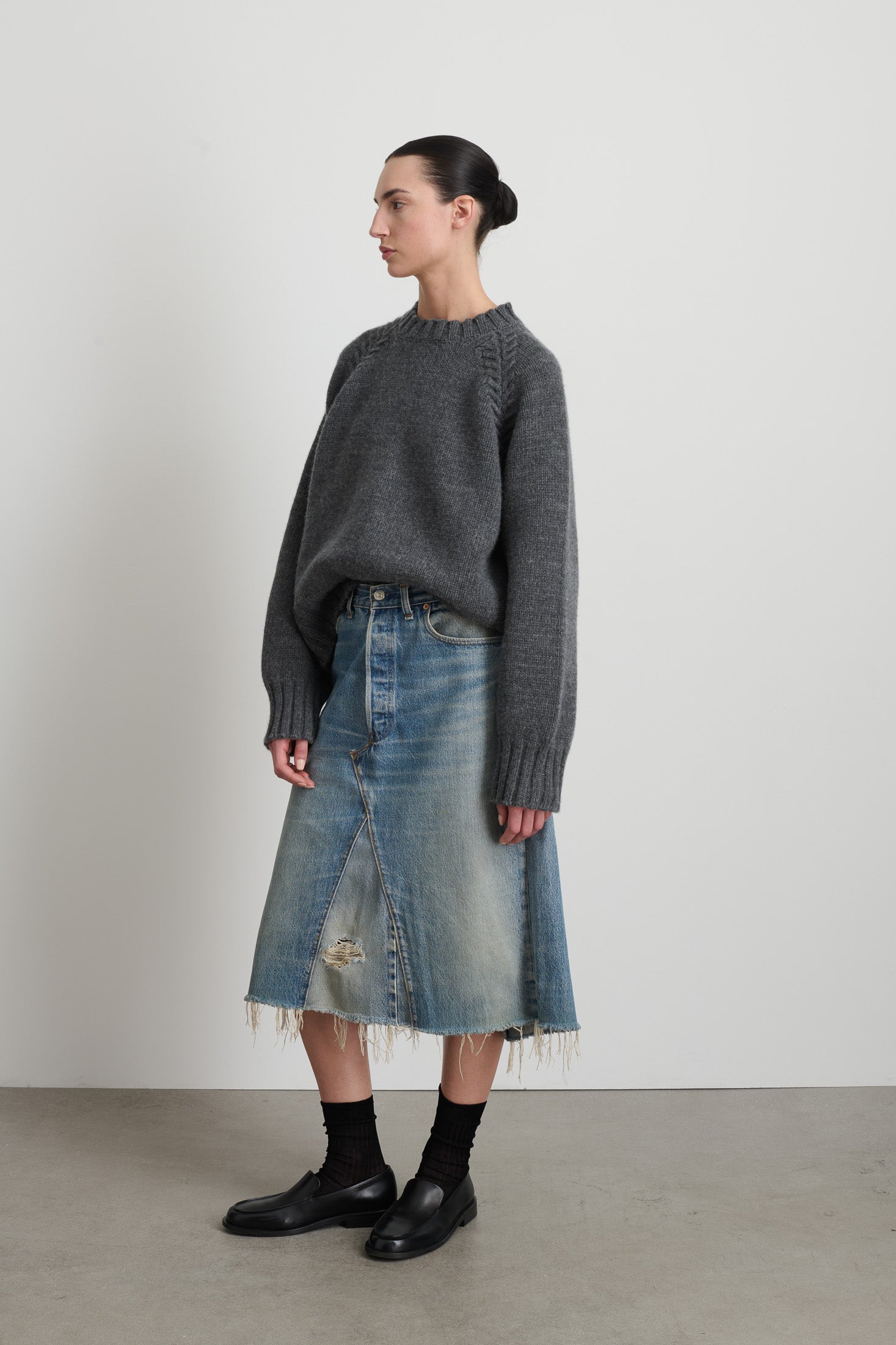 Vintage Skirt Vintage Indigo