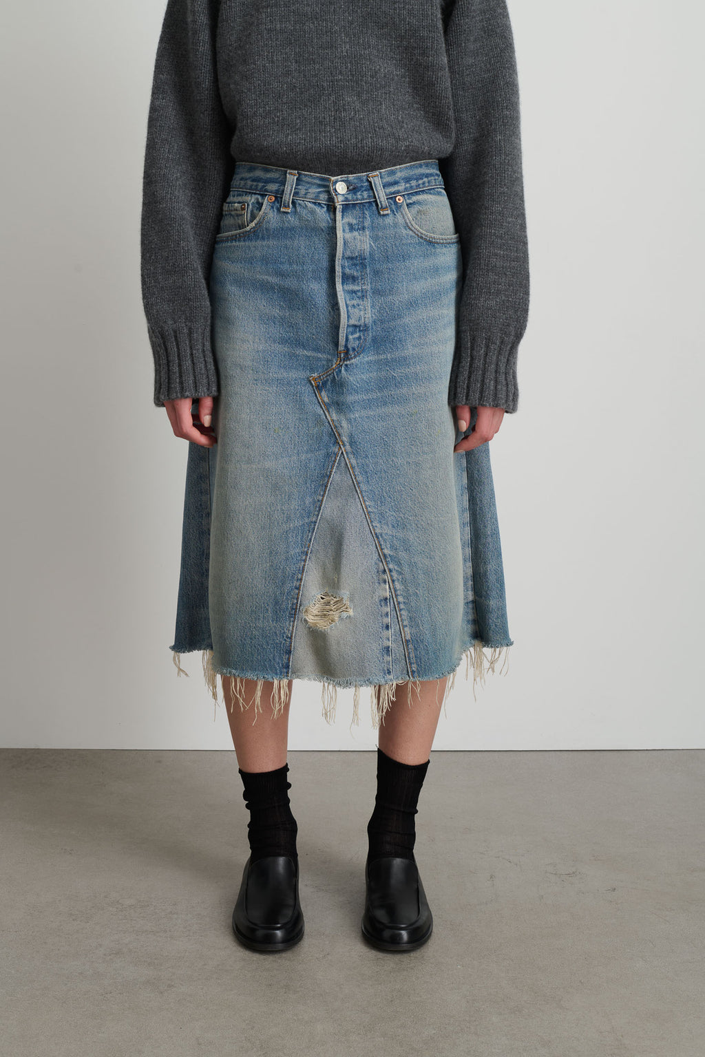 Vintage Skirt Vintage Indigo
