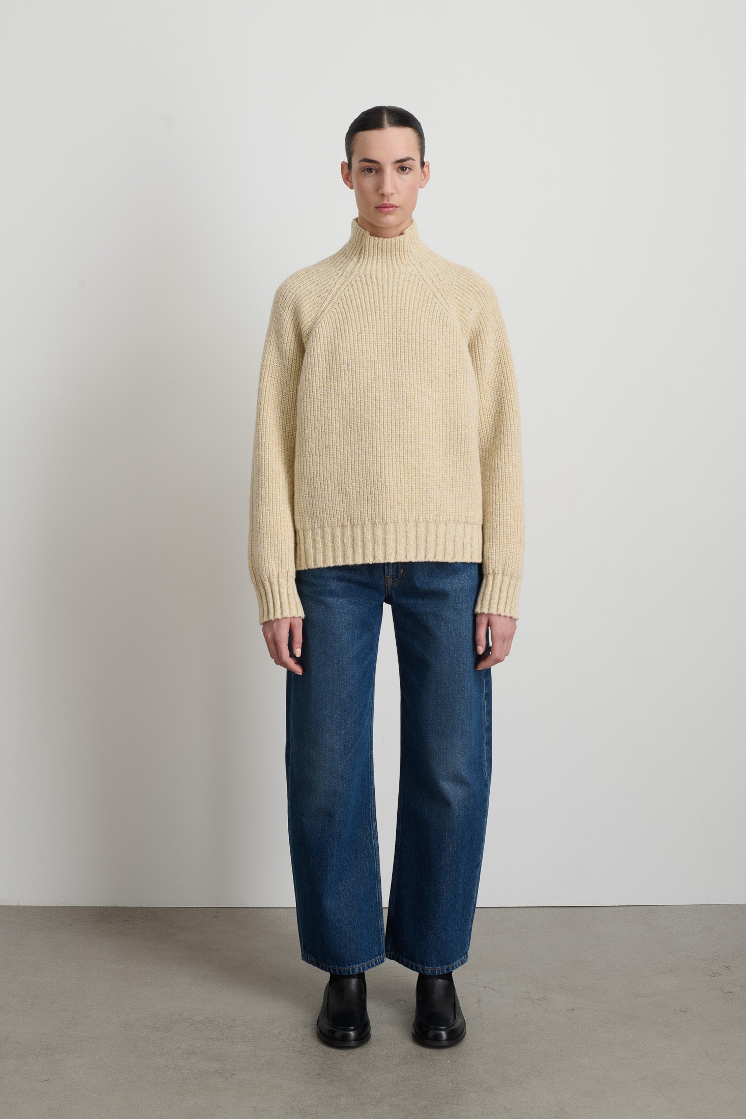 Funnel Neck Natural Donegal