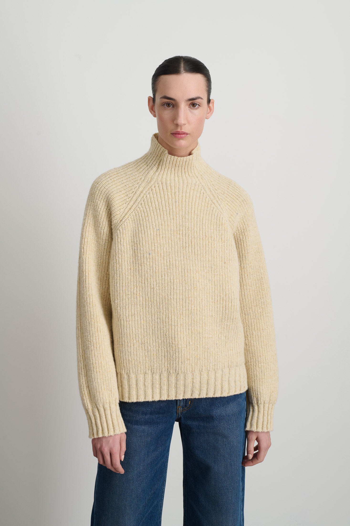 Funnel Neck Natural Donegal