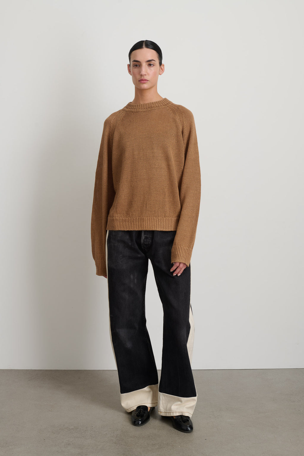 Lind Knit Crew Camel