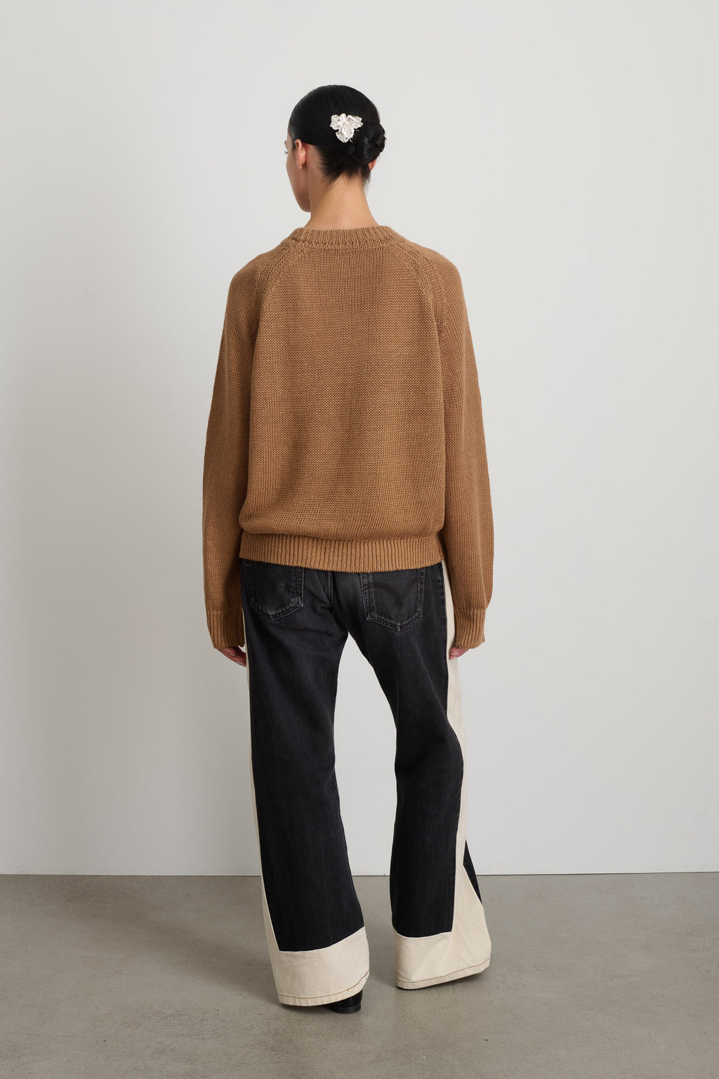 Lind Knit Crew Camel