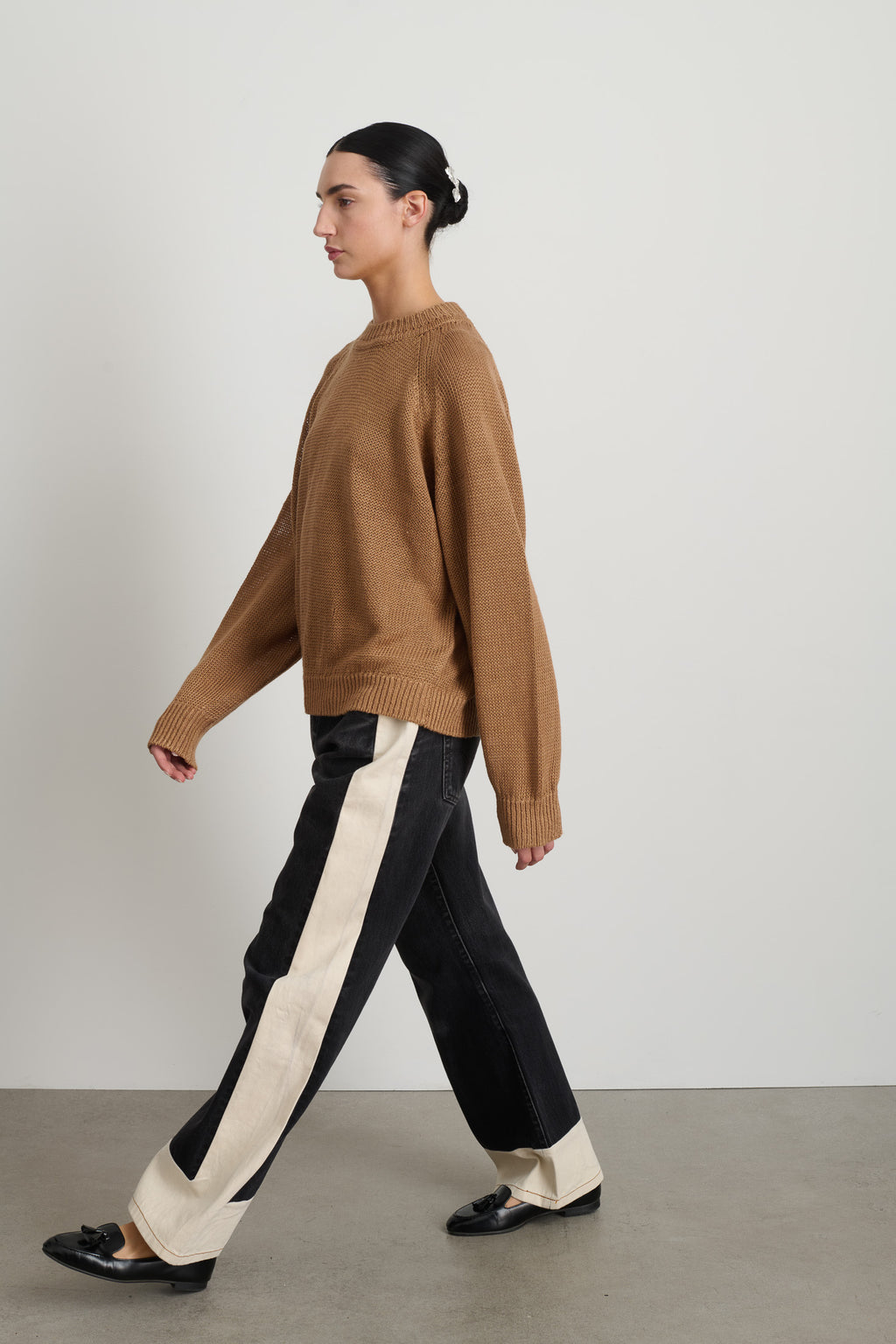 Lind Knit Crew Camel
