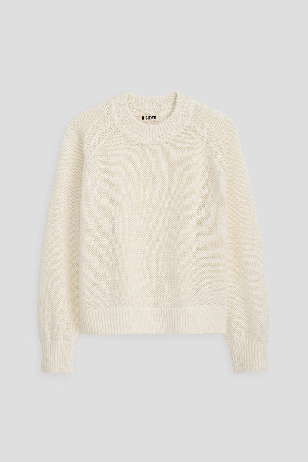 Lind Knit Crew Ecrú