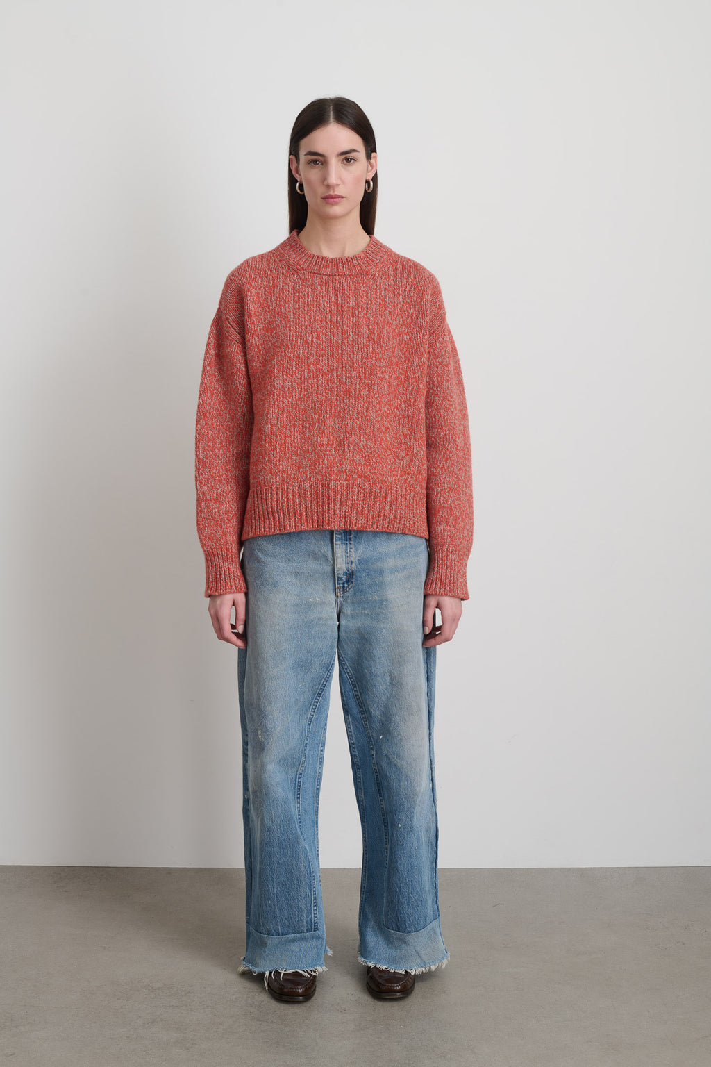 Lambswool Crew Poppy Twist