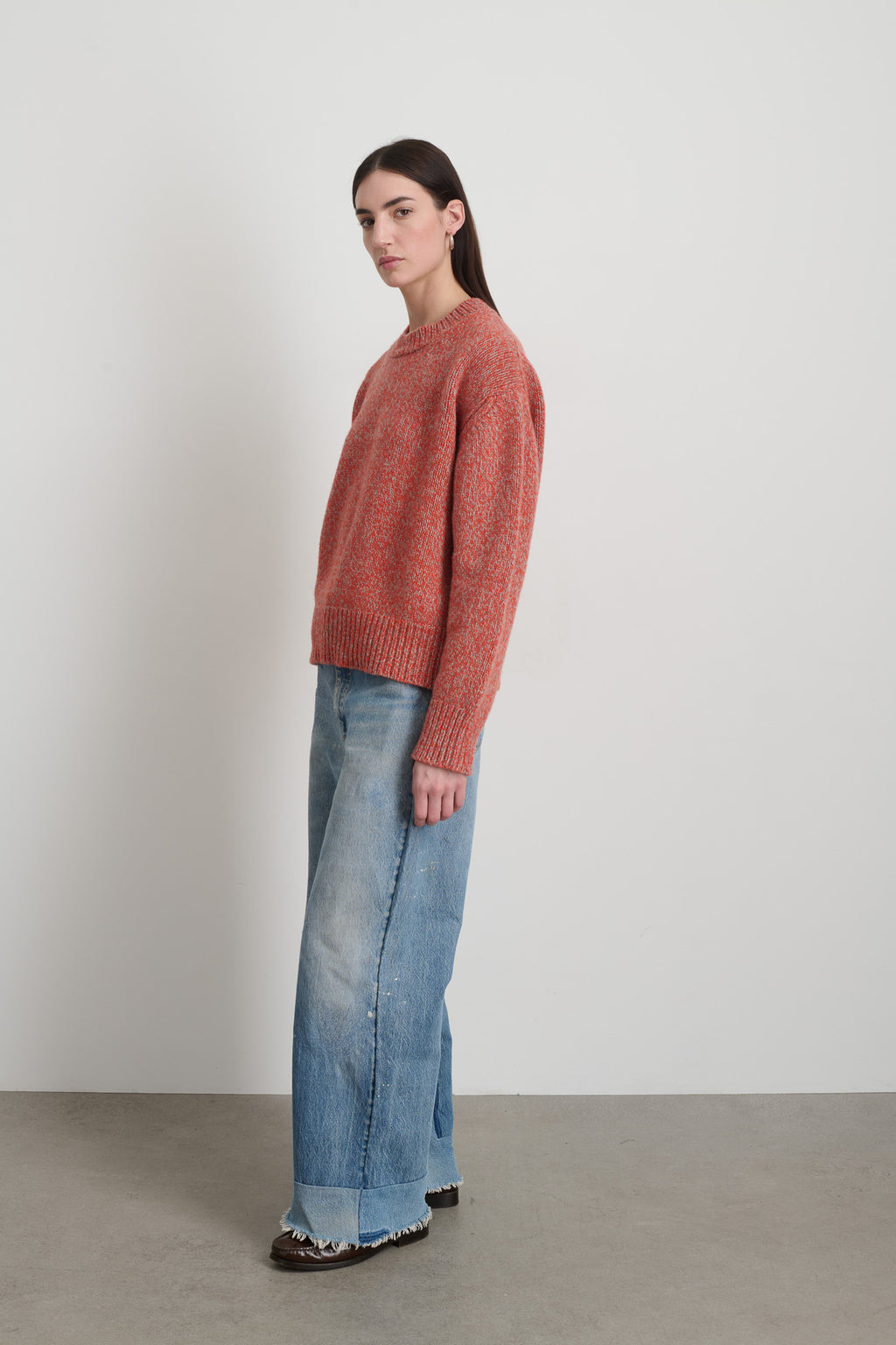 Lambswool Crew Poppy Twist