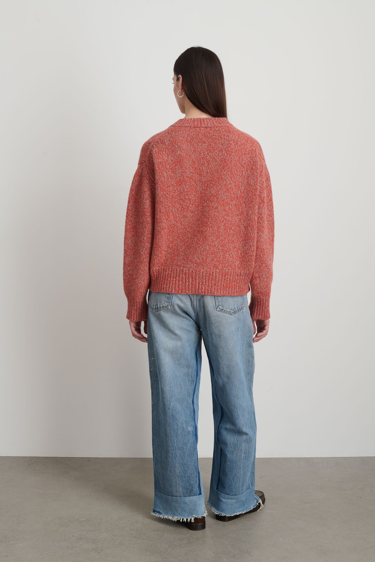 Lambswool Crew Poppy Twist