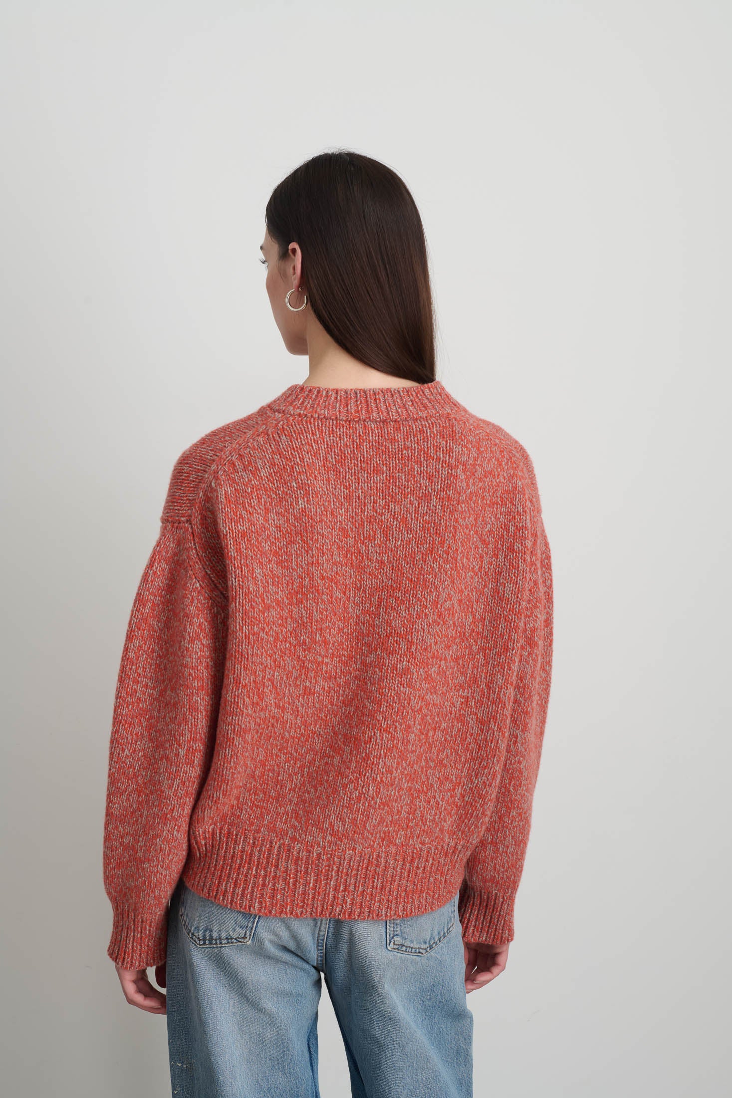 Lambswool Crew Poppy Twist