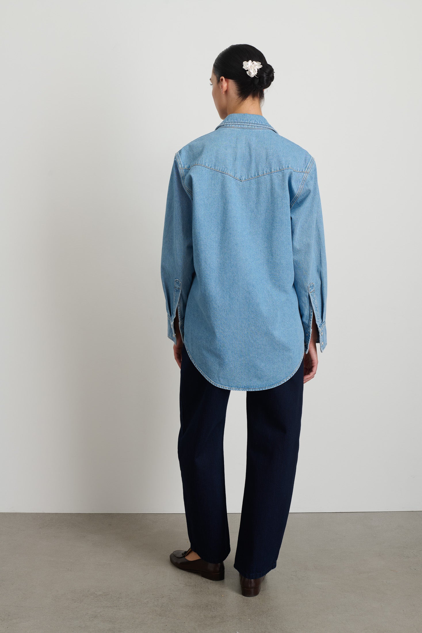 Liv Western Shirt Park Wash