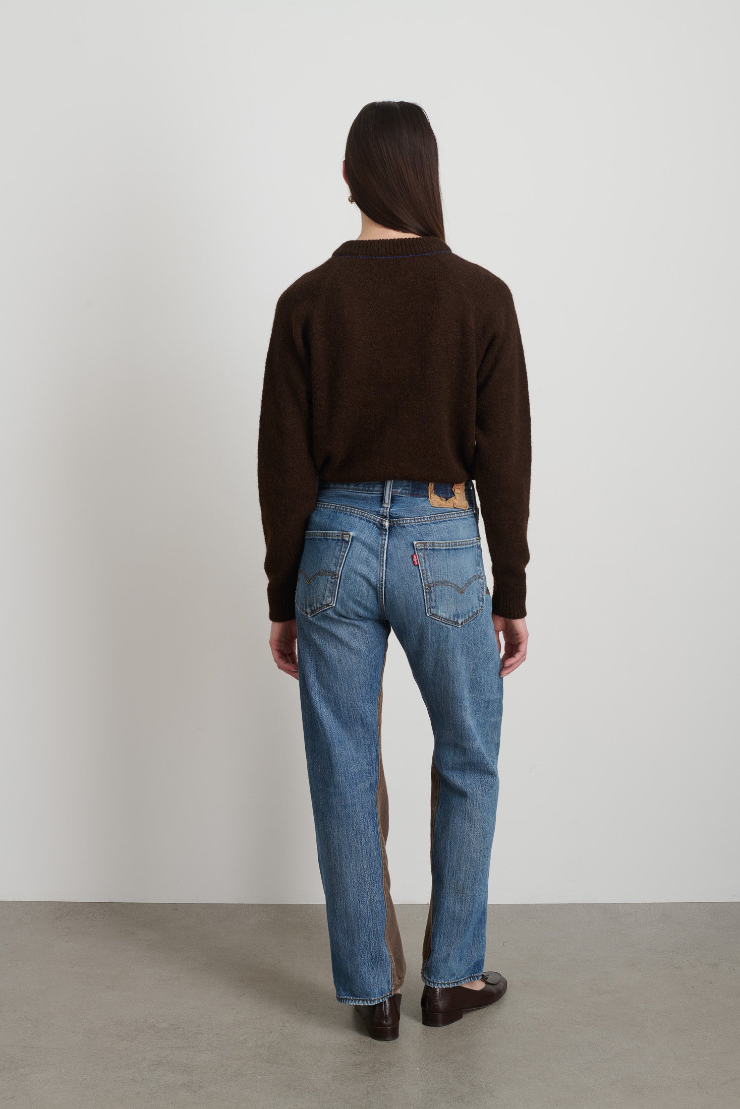 Vintage Straight Rework Halfsie Vintage Brown/Indigo