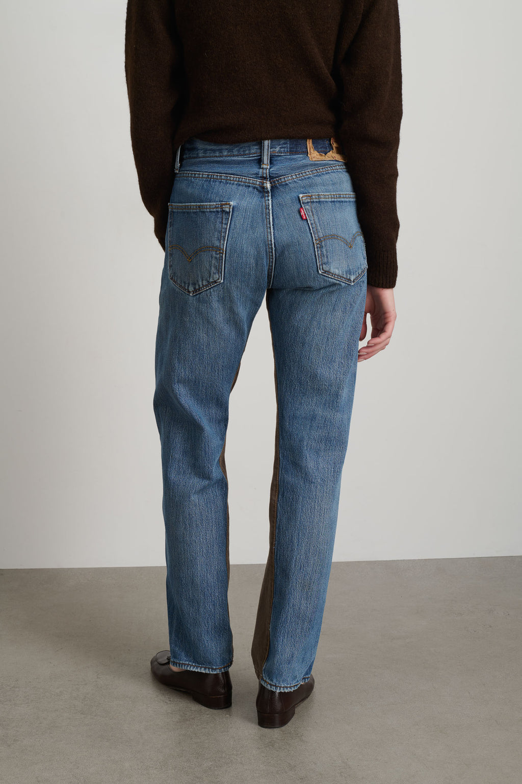 Vintage Straight Rework Halfsie Vintage Brown/Indigo