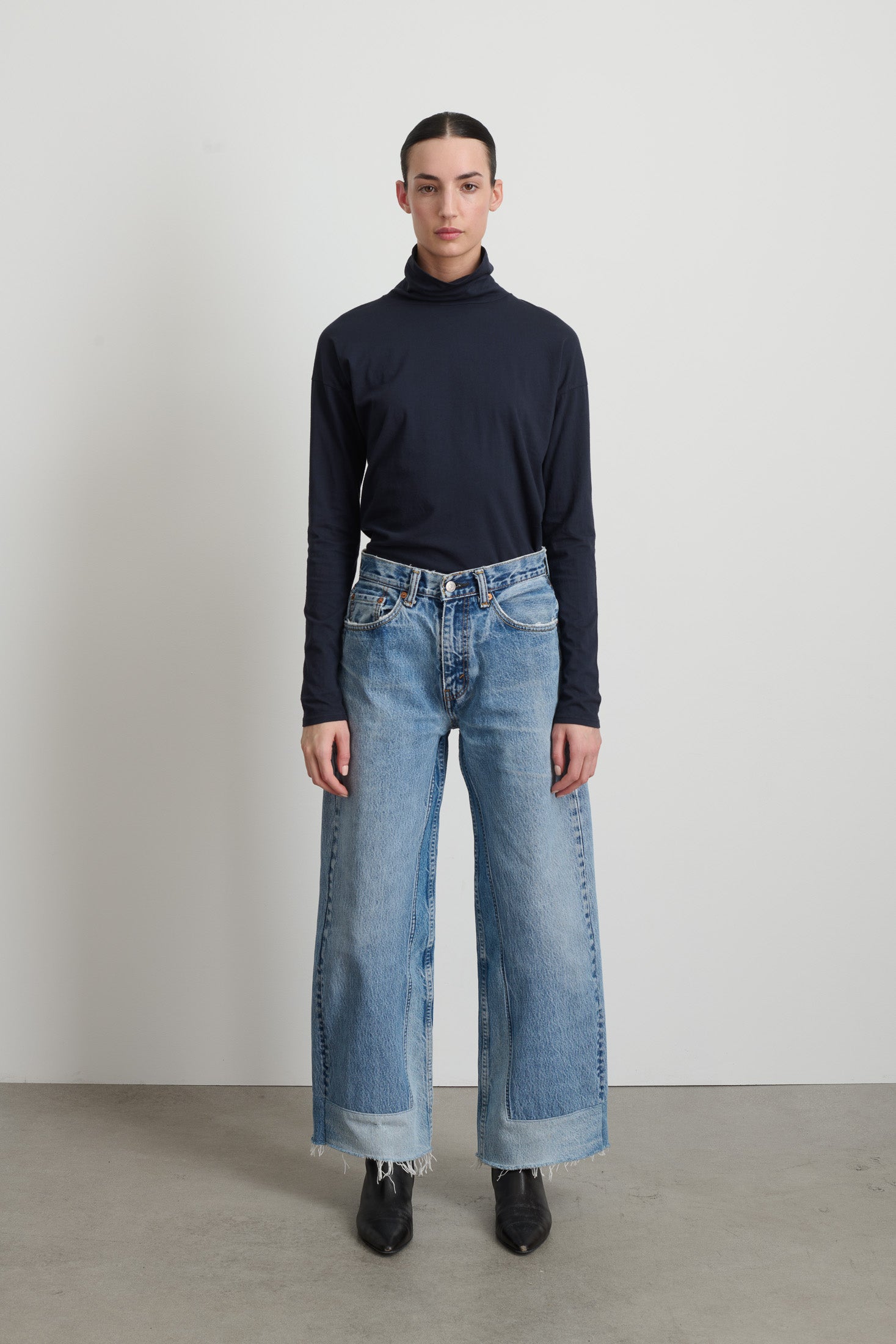 Reworked Vintage Culotte Vintage Indigo