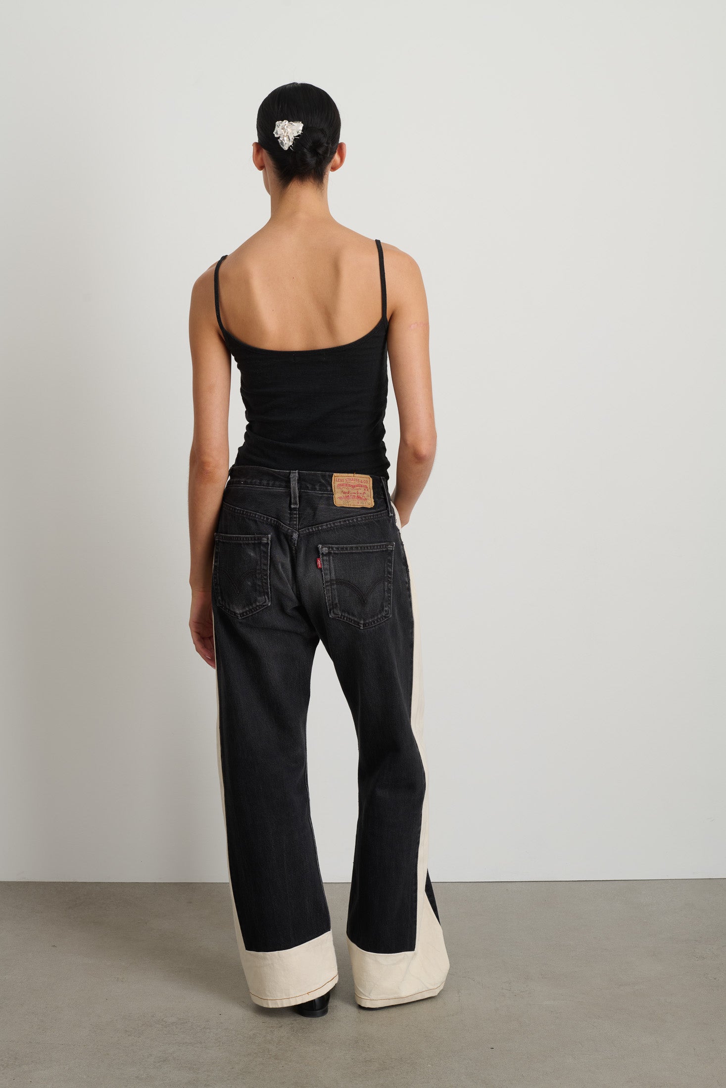 Reworked Slouch Vintage Black / Natural