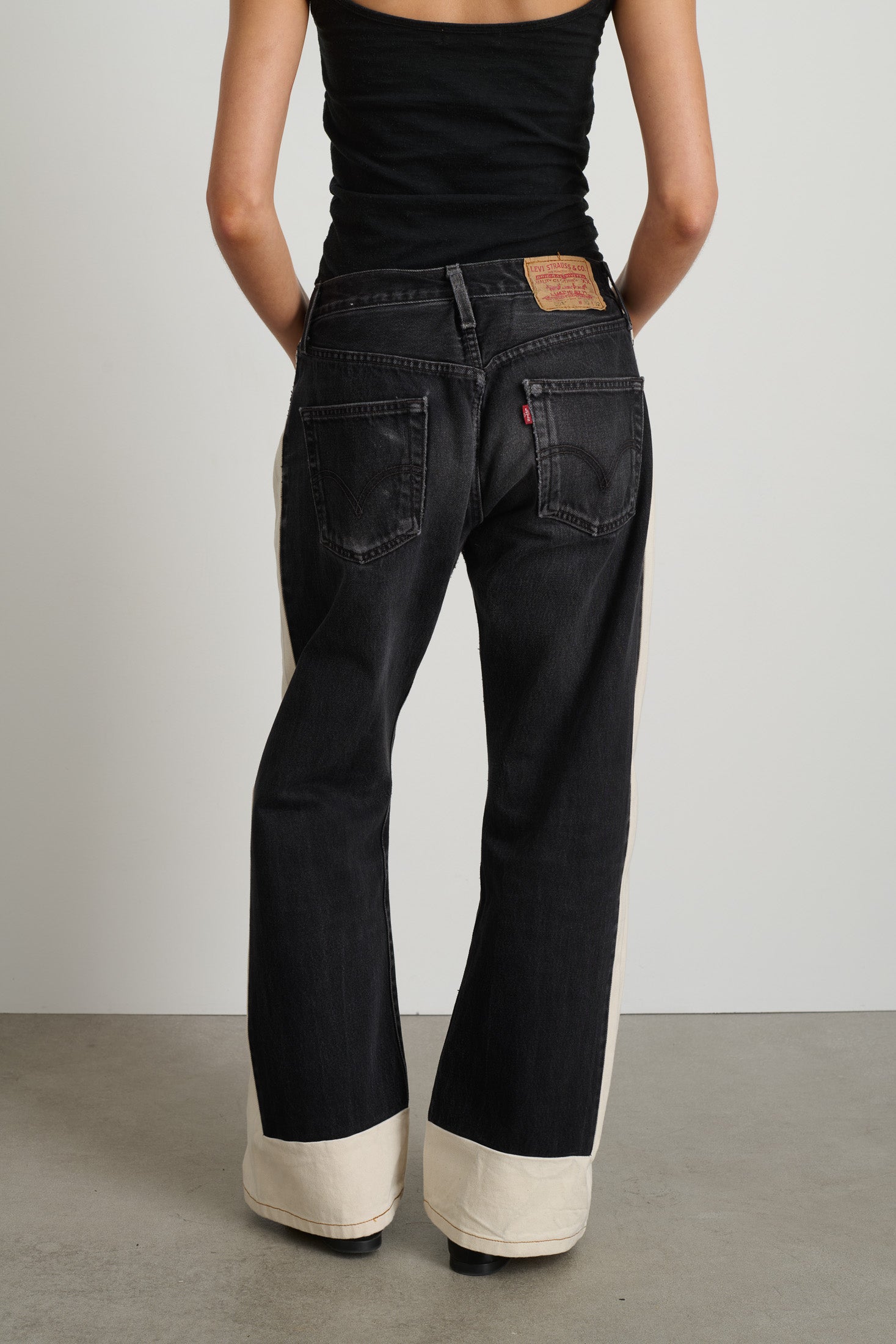 Reworked Slouch Vintage Black / Natural