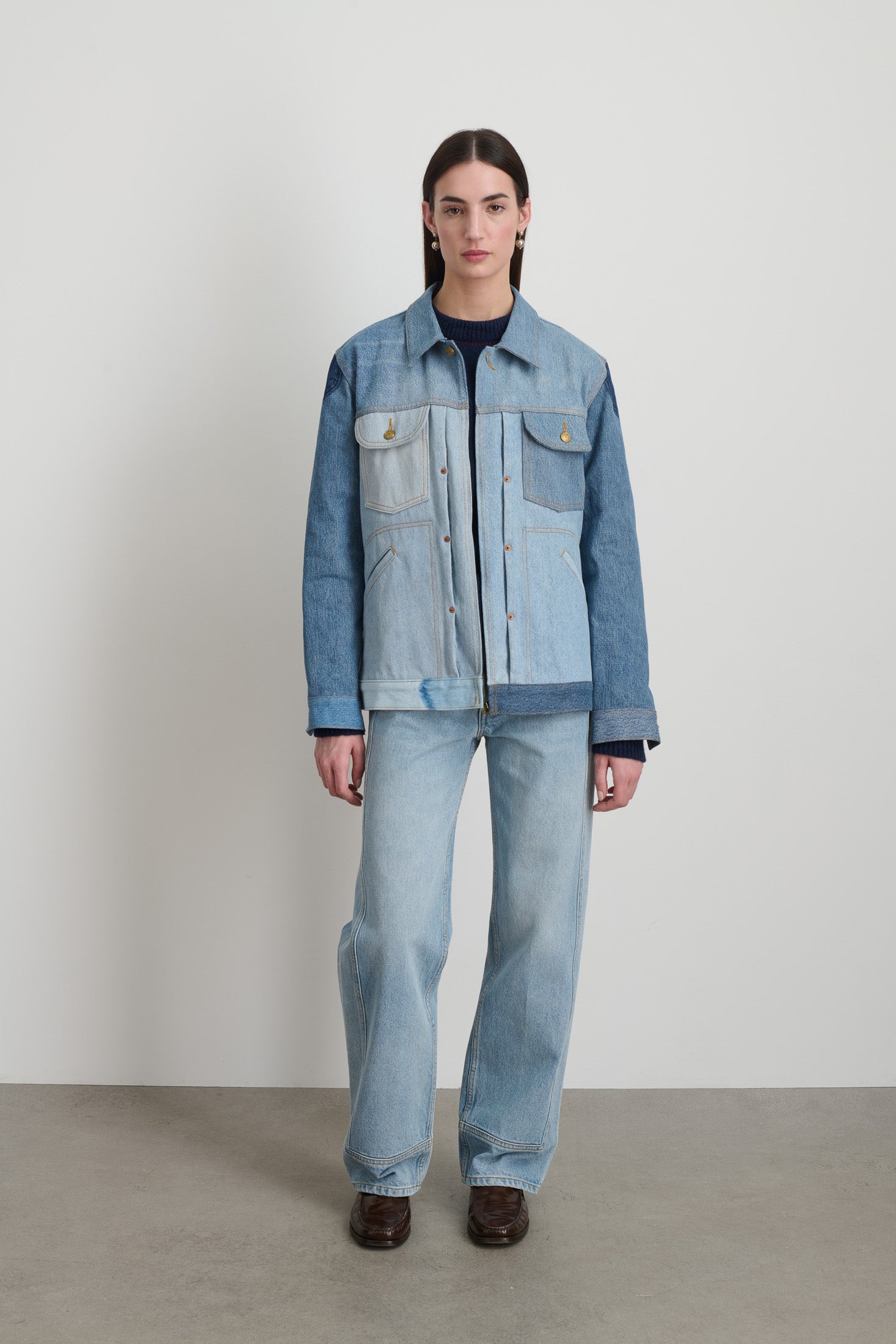 Reworked Lennon Jacket Classic Vintage Indigo