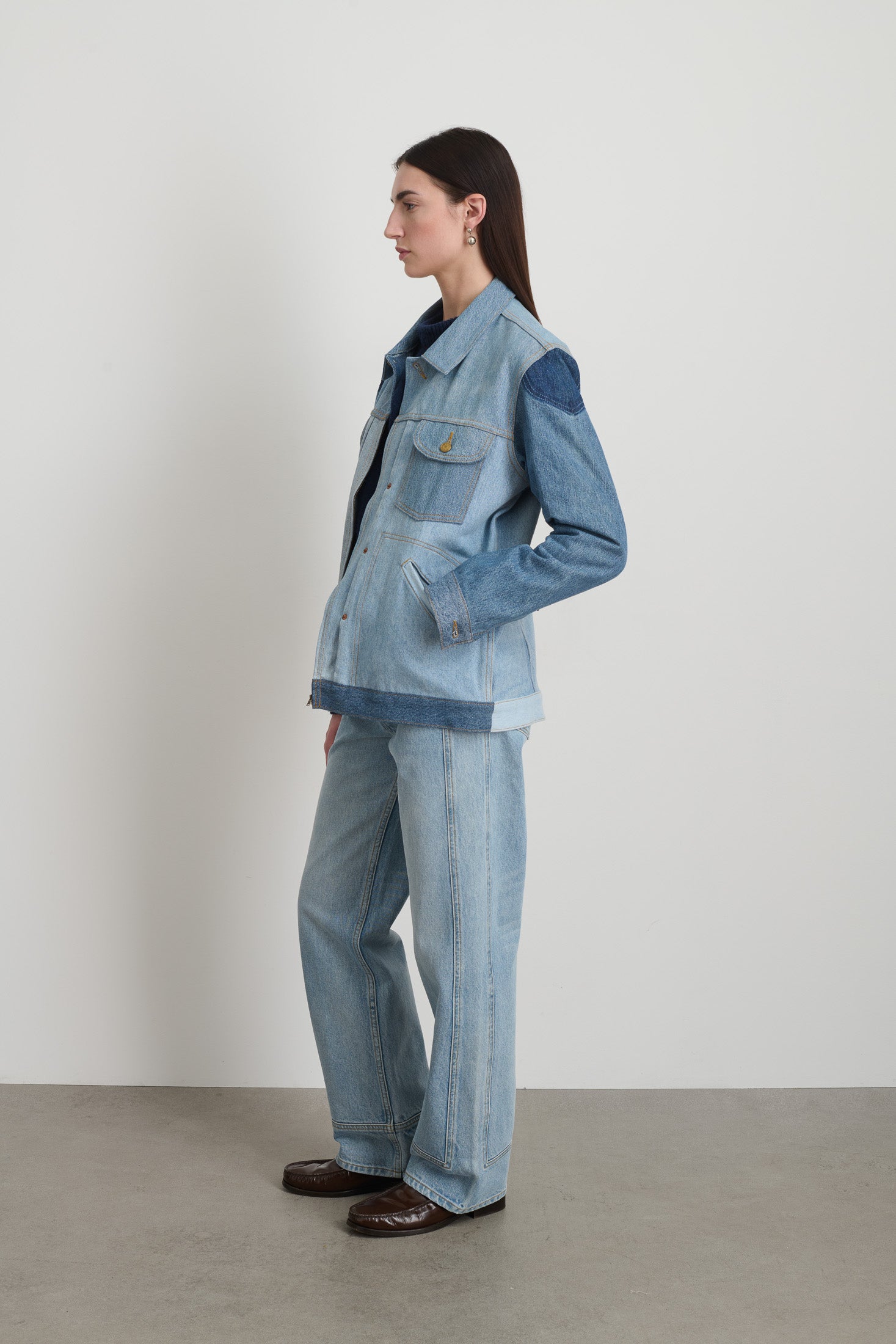 Reworked Lennon Jacket Classic Vintage Indigo