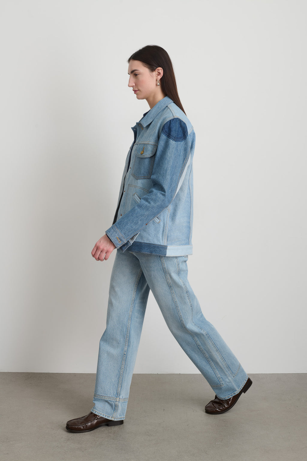 Reworked Lennon Jacket Classic Vintage Indigo