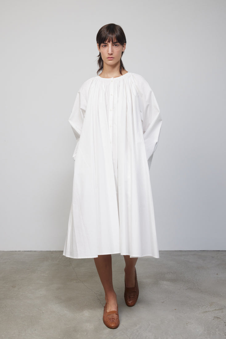 Marey Dress Tile White