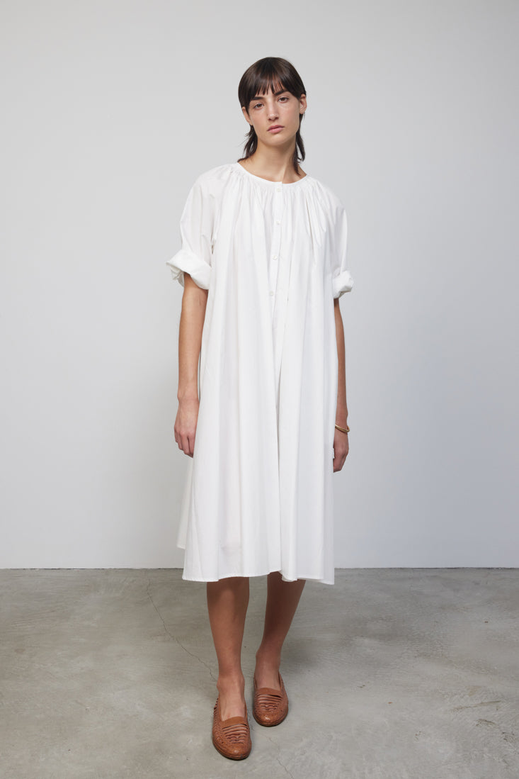 Marey Dress Tile White