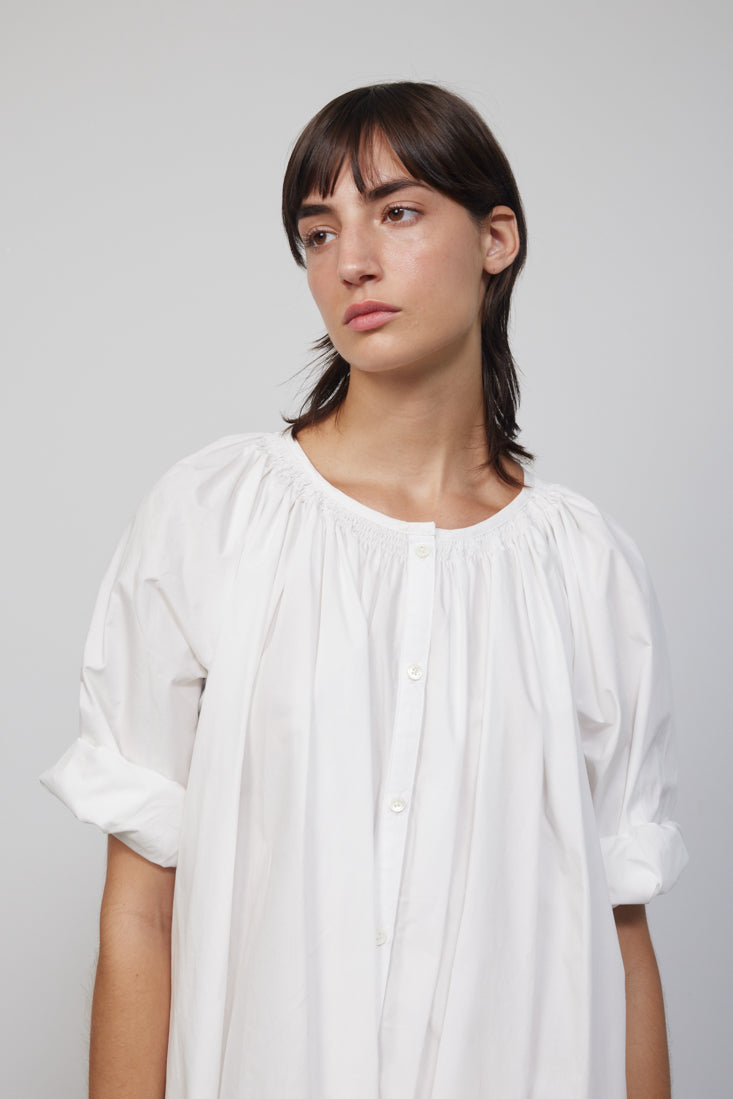 Marey Dress Tile White